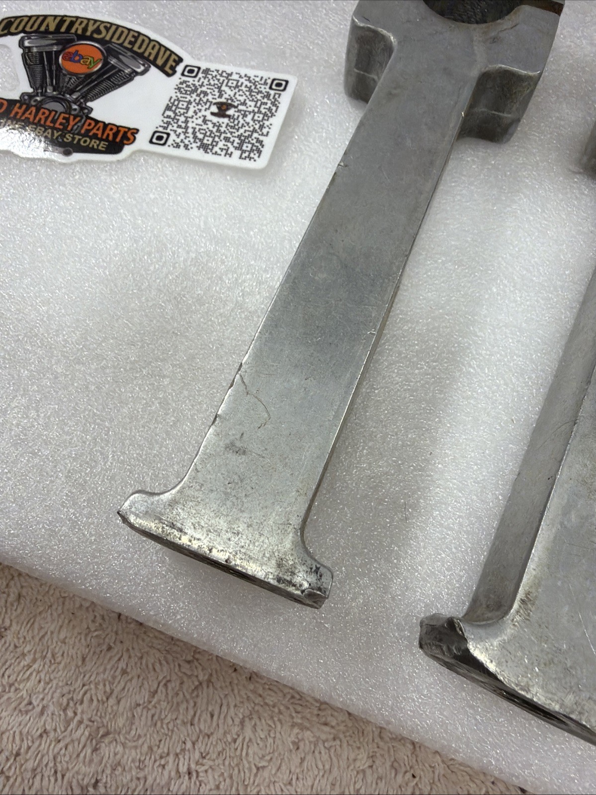Harley Vintage 1” Riser Handlebar Chopper 6” Tall Shovelhead Girder Springer Pan