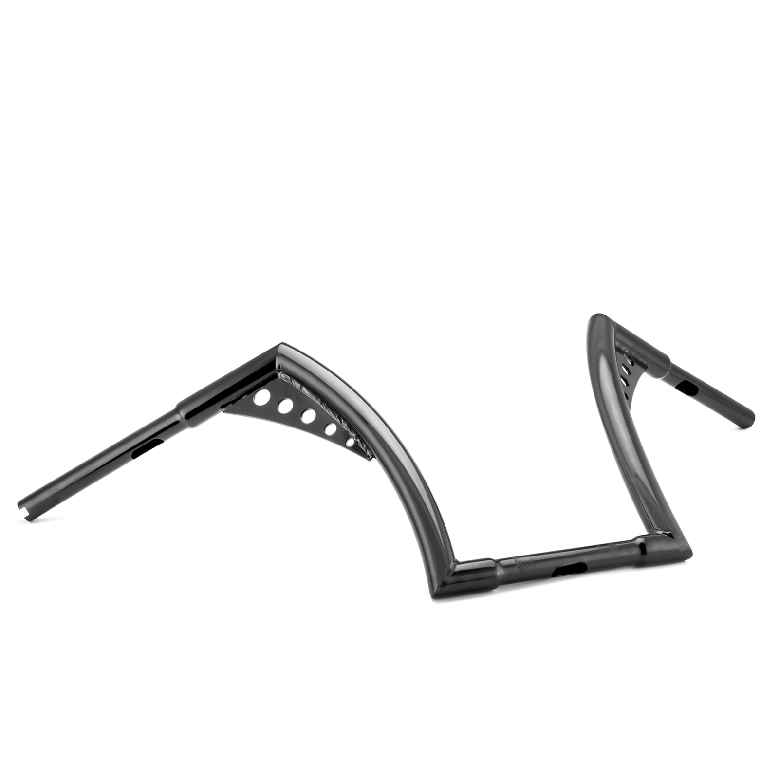 Rise 10” 12” 14” 16” Ape Hanger Handlebars For Harley Softail Sportster Dyna