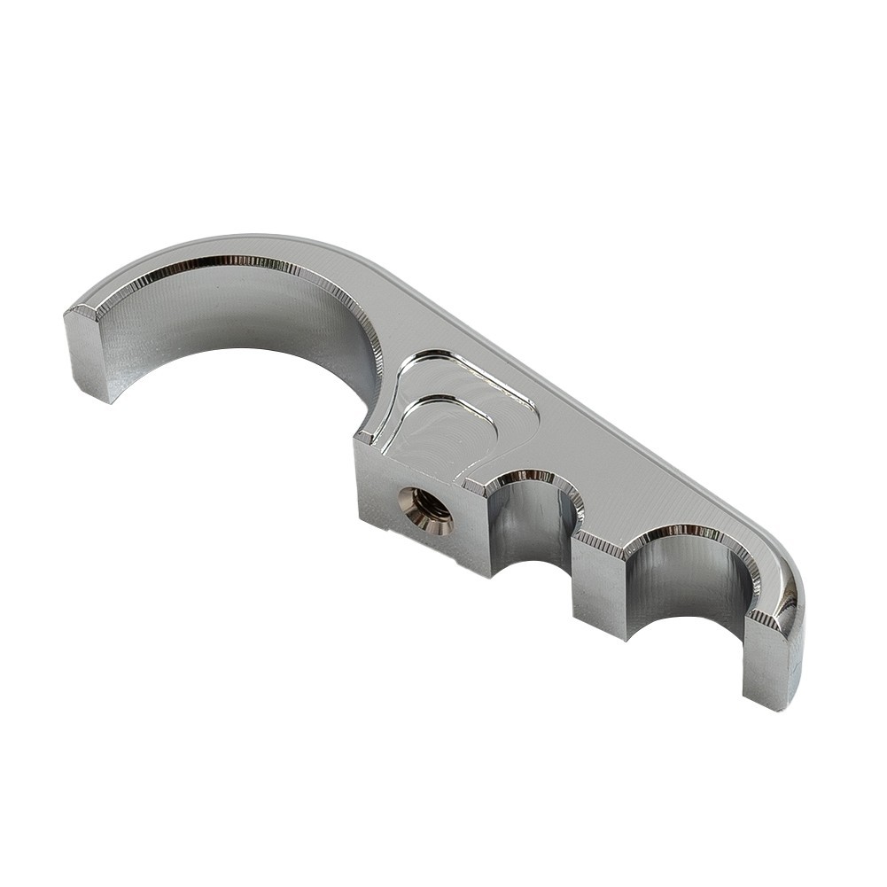 New Bracket Car Accessories 1″ 25mm Anti-Wear Approx 7cm Chrome Clamp