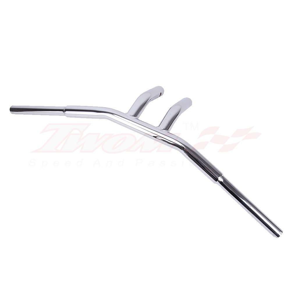 Motorcycle 1-1/4″ 8″ Rise T-Bar Handlebars Fit For Harley Yamaha V-STAR Custom
