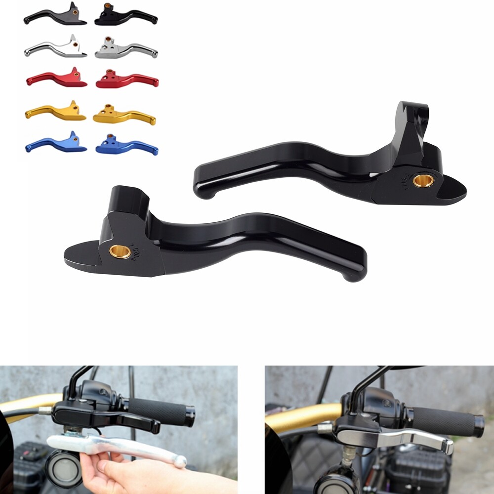 3 Finger Brake Levers Set For 2017-2020 Harley Touring Glide Road King Tri Glide