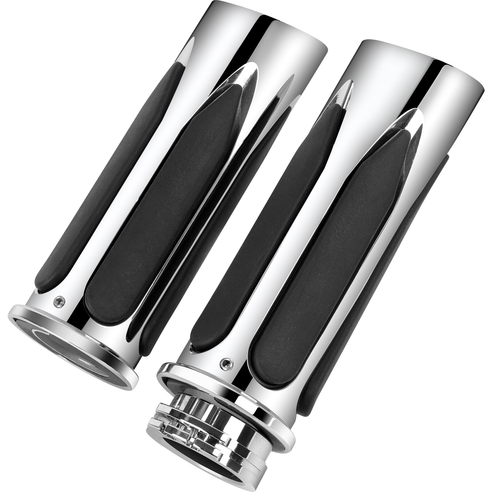 1″ Motorcycle Handlebar Hand Grips w/ Throttle For Harley FXST Softail Standard