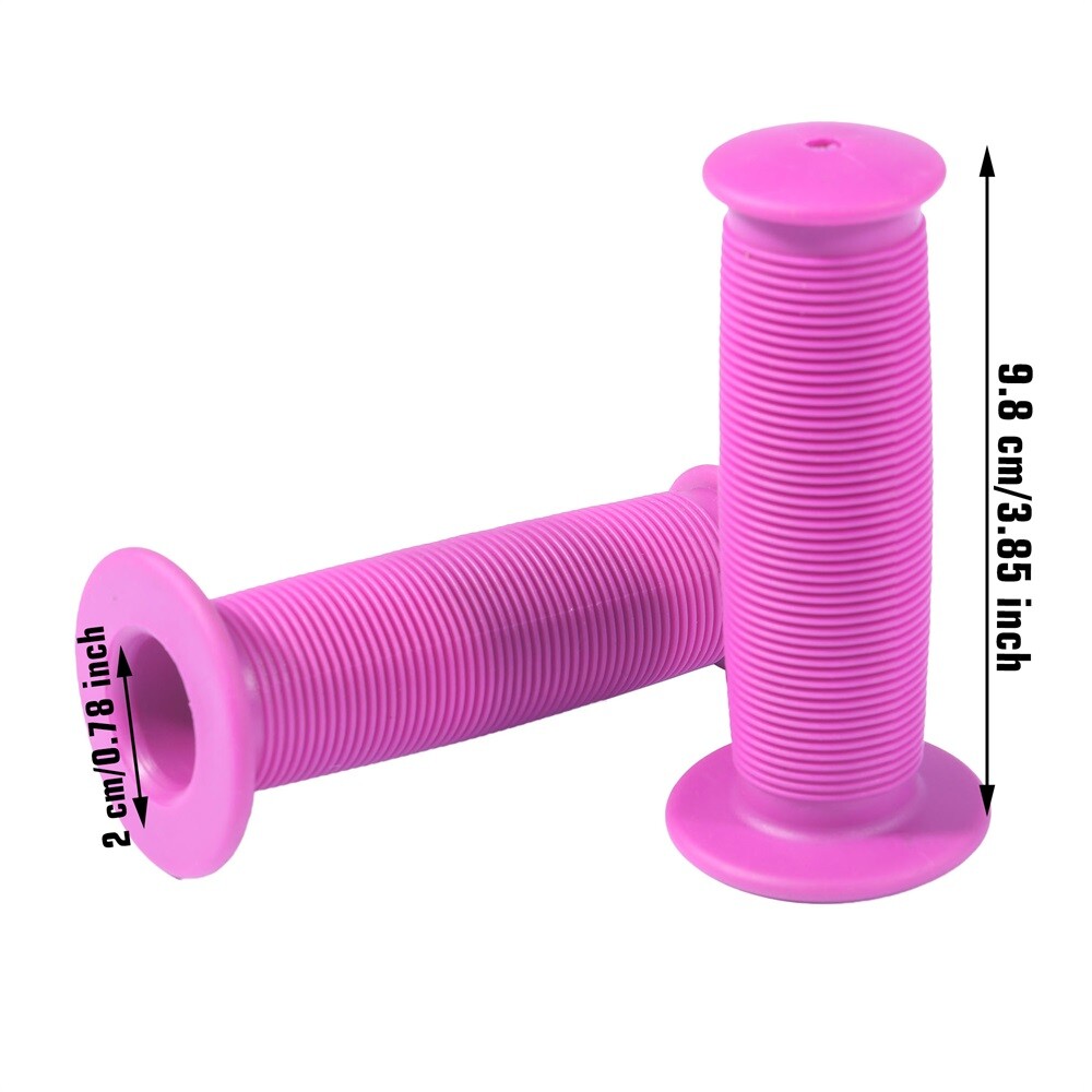 1Pair Motorcycle Scooter Bicycle Anti-Slip Soft Rubber Handlebar Hand Grip Cover