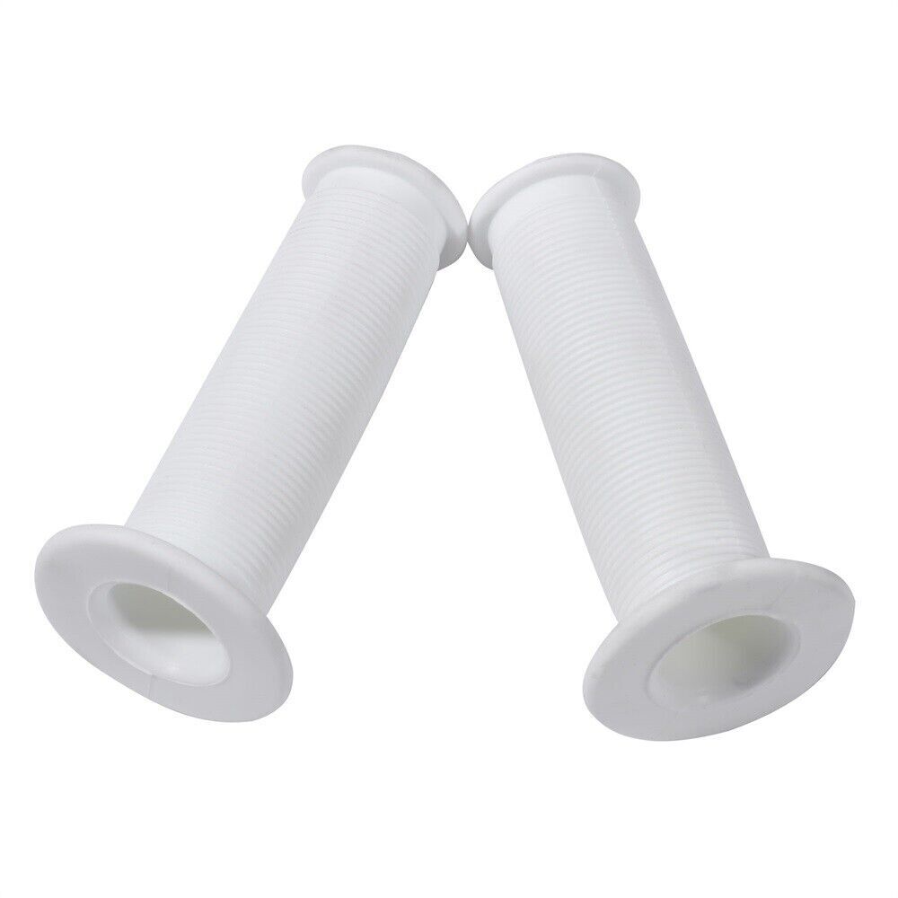 Soft Rubber Handlebar Motorcycle Hand Cover Scooter Bicycle Anti-Slip White