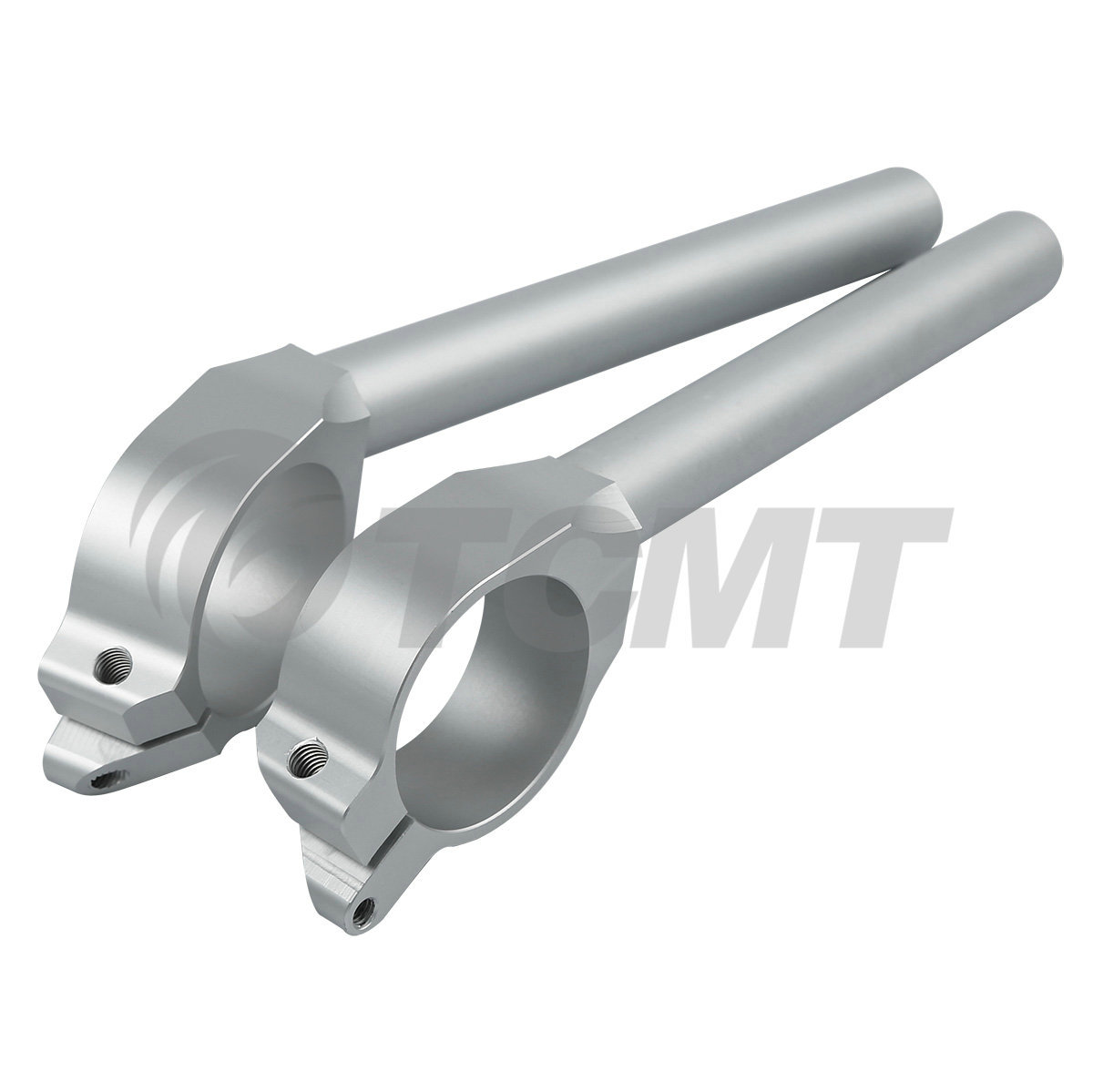 50mm Handlebar Handle Bar Clip On Silver Fit For Yamaha YZF R1 1998-2001 99 2000