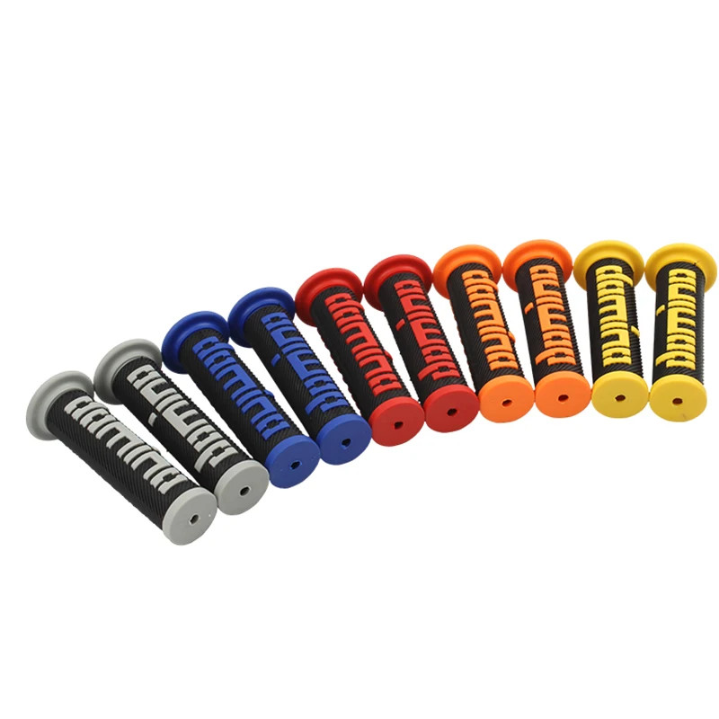 Rubber Motorcycle Handlebar Grips 22/24mm Universal Motorbike Handle Bar Part fo