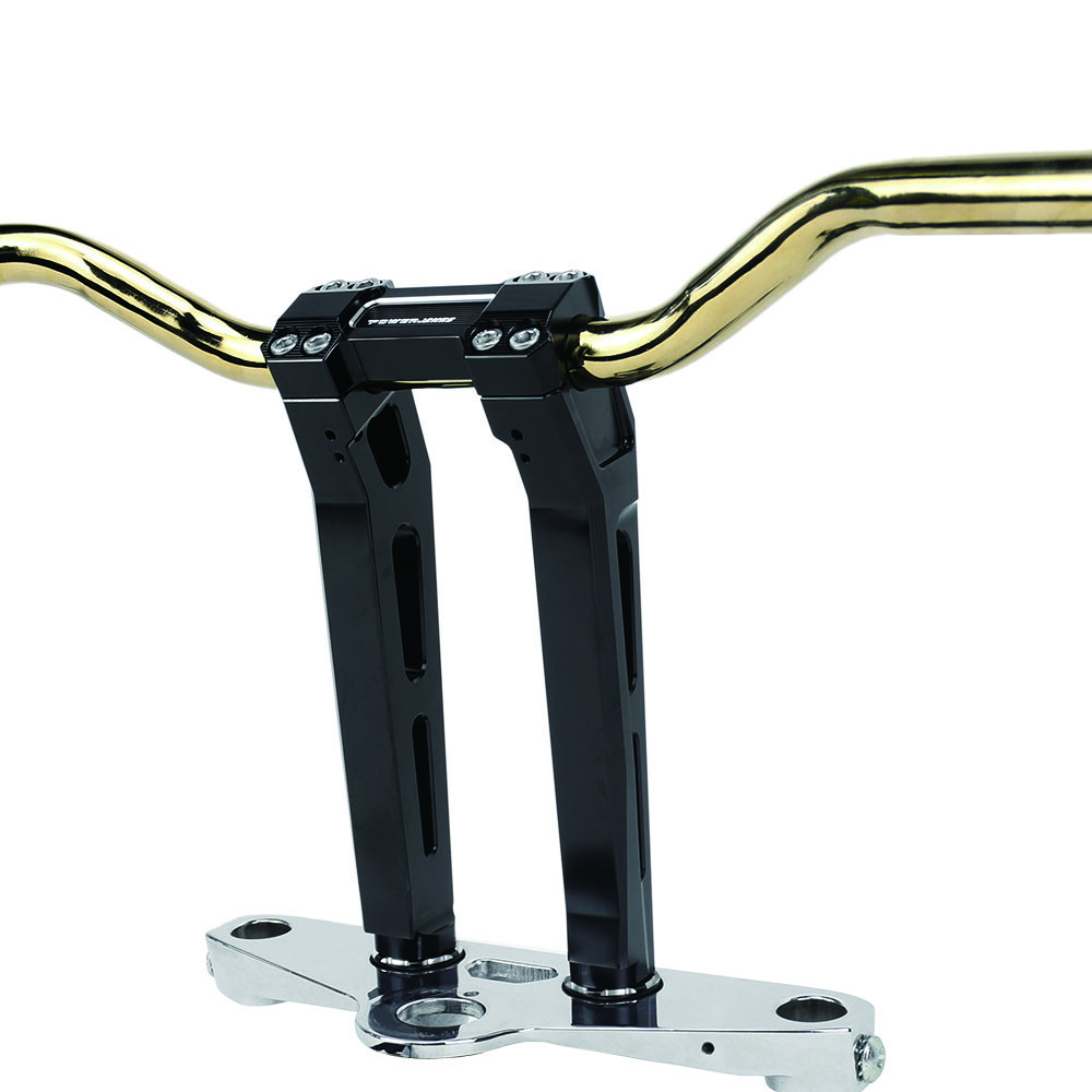 10″ Tall 1.0″ Handlebar Pullback Risers for Harley 18-24 Street Bob FXLRST FXST