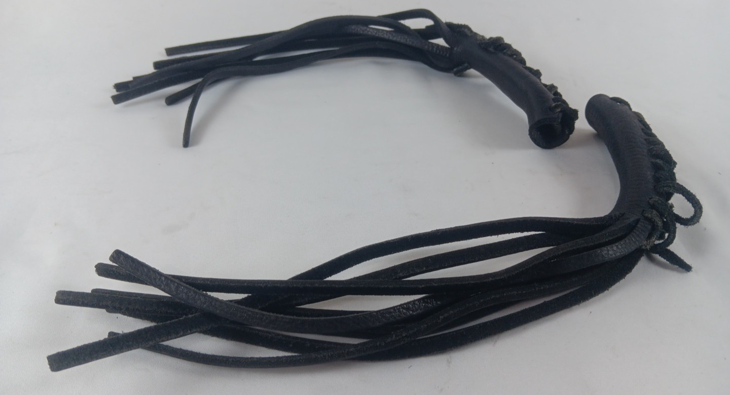 UNBRANDED FOR HARLEY DAVIDSON VINTANGE FRINGE TASSEL HANDLEBAR GRIP COVERS