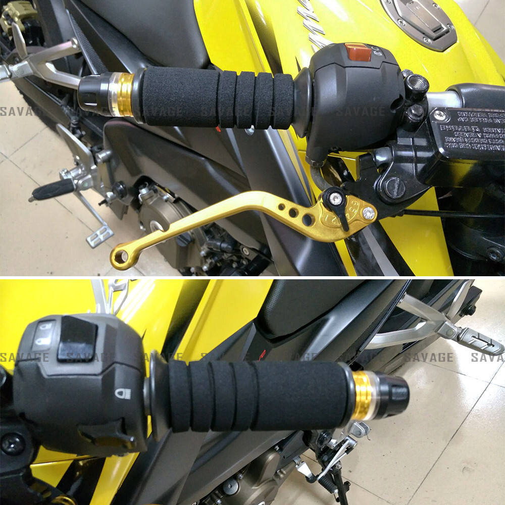 1 Pair Universal Motorcycle Handlebar Grips Foam Sponge Grip Cover Non-slip
