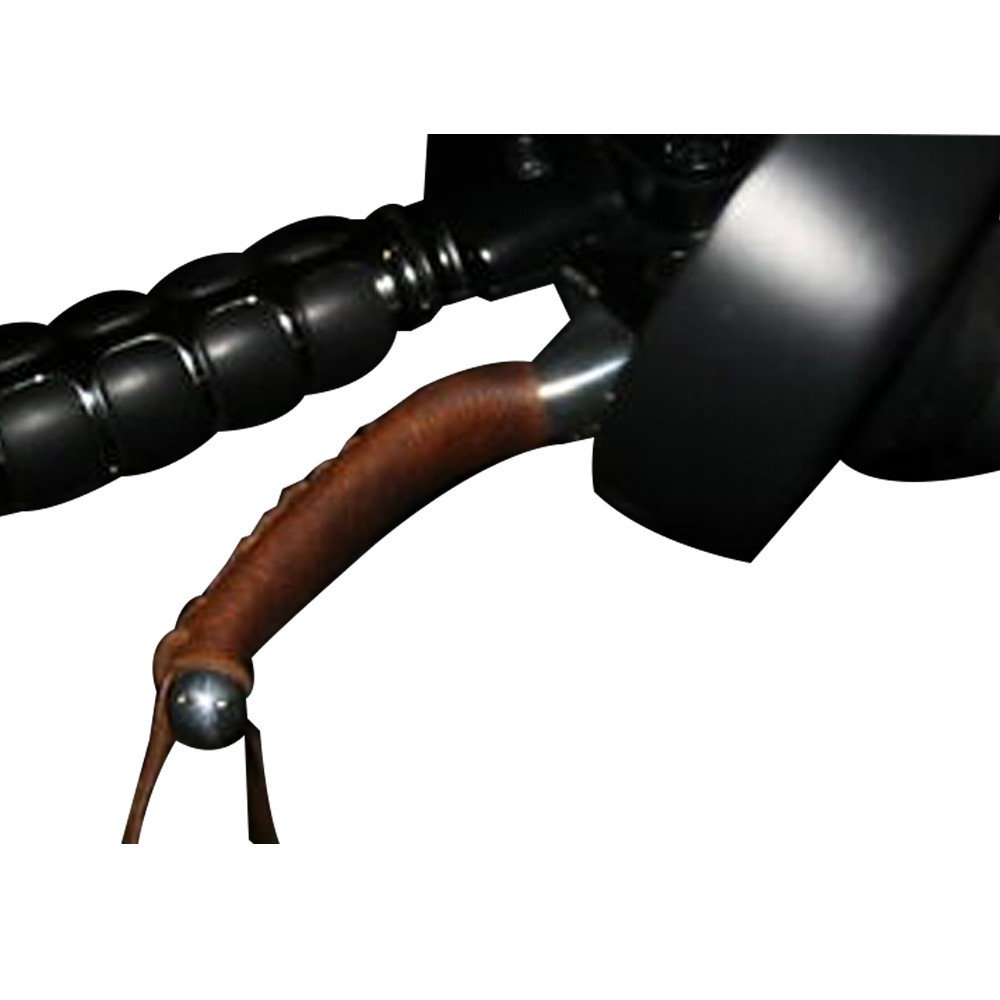 Leather Brake Clutch Covers Handlebar Hand Grip Covers For Harley Indian Honda