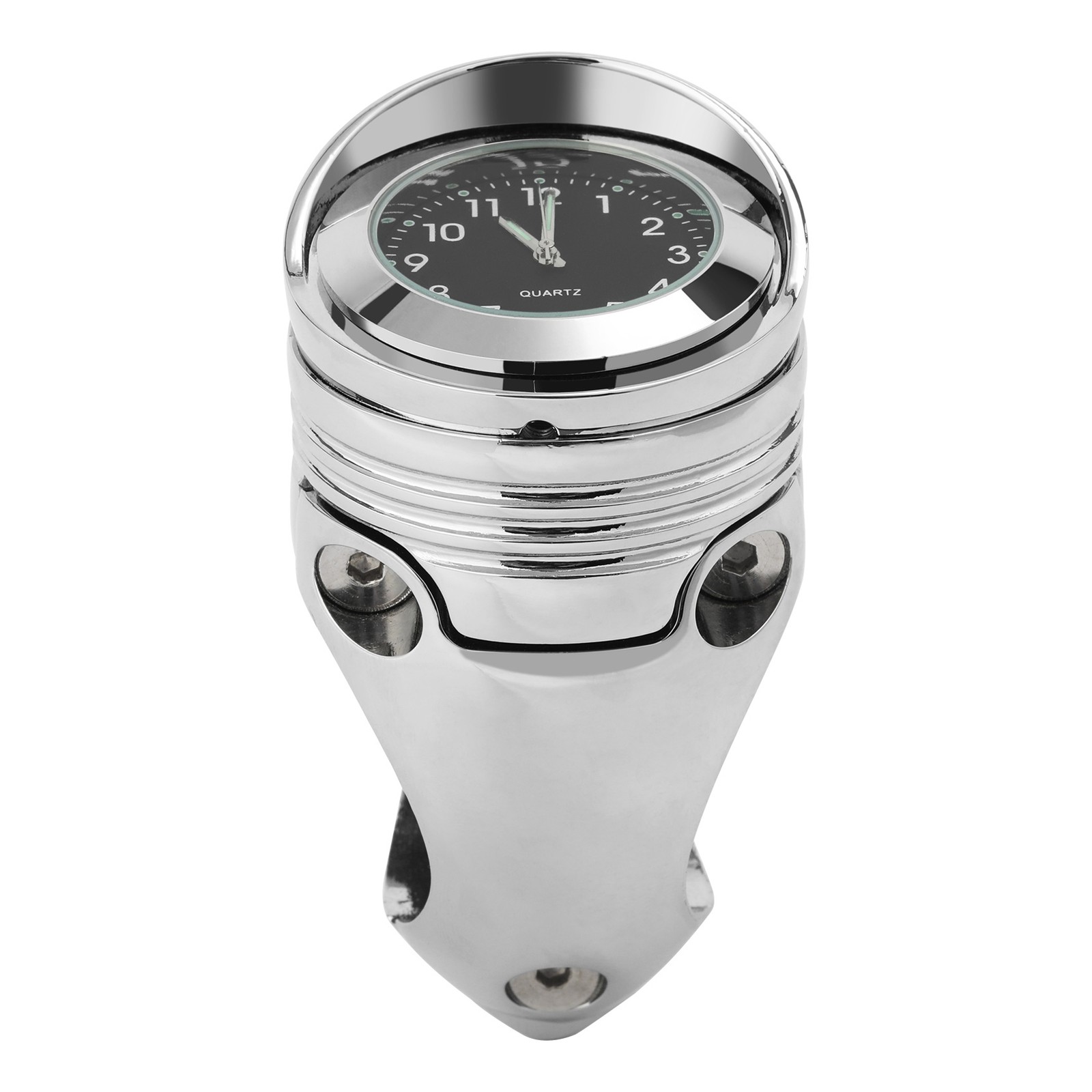 1-1/4″ Front Handlebar Clock Mount Fit For Harley Custom Cruiser Chopper