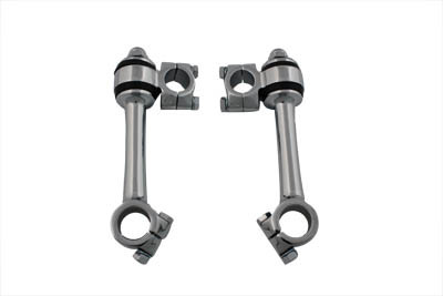 Chrome Replica 5-1/2 inch Flander Riser Set fits Harley Davidson