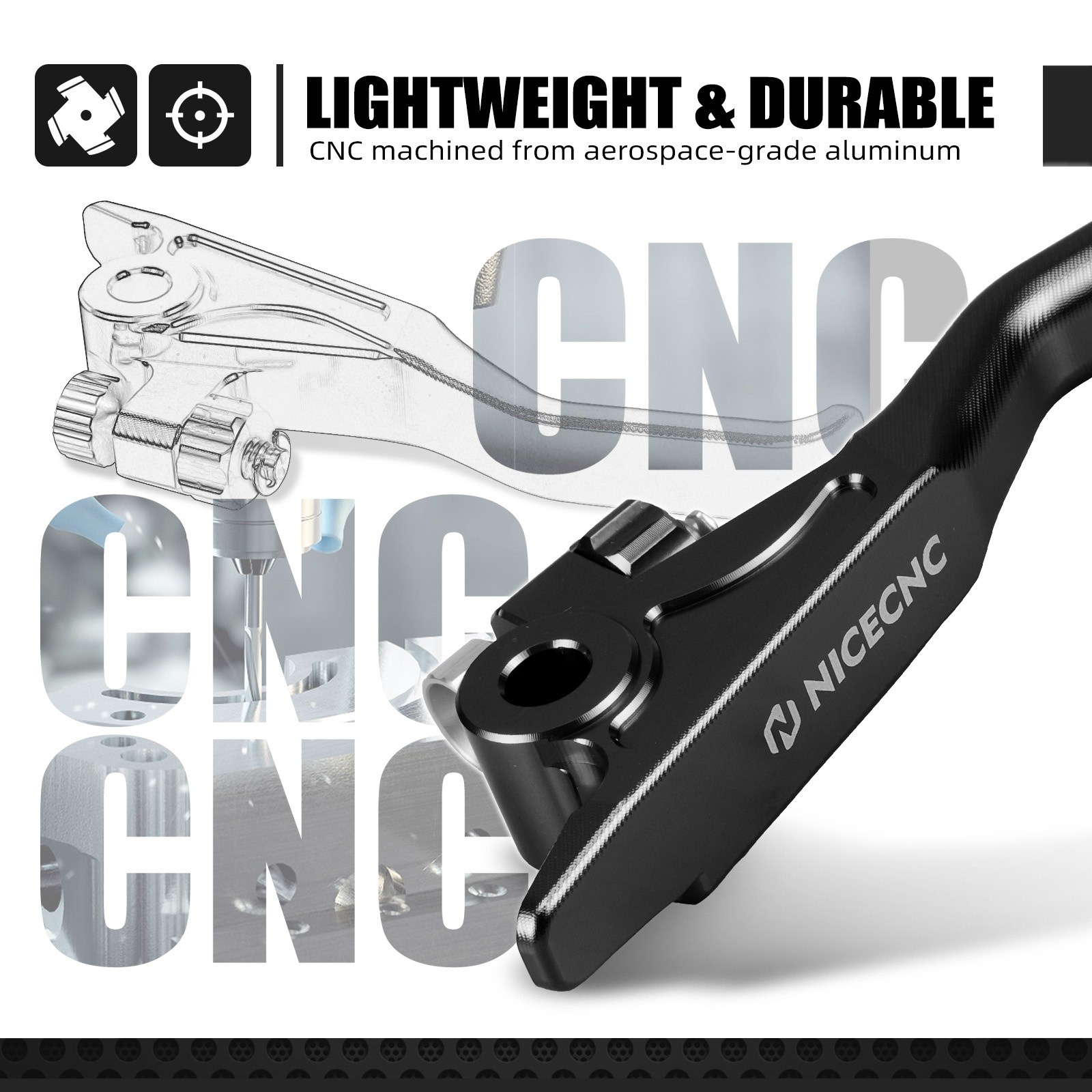 For Stark Varg EX MX 2024 2025 NICECNC Left Right Shorty Hand Brake Lever Kit