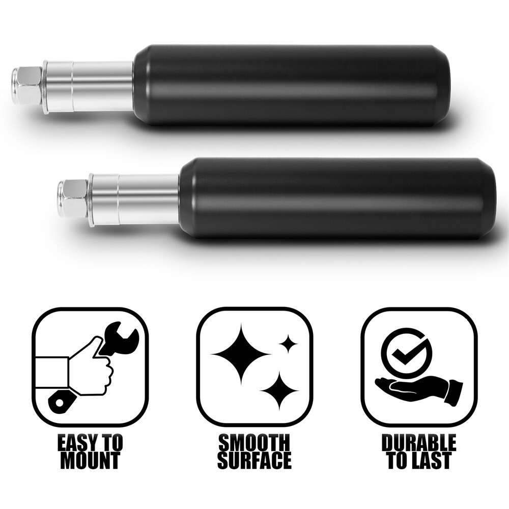 4″ 6.5″ Shock Mount Frame Slider Protection Bar For Harley Dyna Models 2006-2017