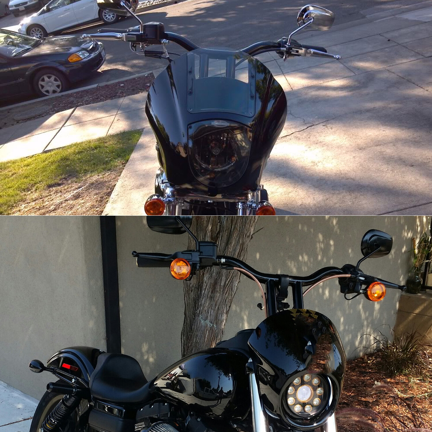 10/12/14/16/18″ Motorcycle MX-T Bars Handlebar For Harley Sportster 883 Softail