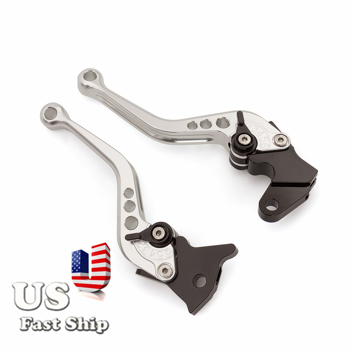 For Honda Z125 MONKEY 2018-2025 2024 2023 CNC Silver Short Brake Clutch Levers