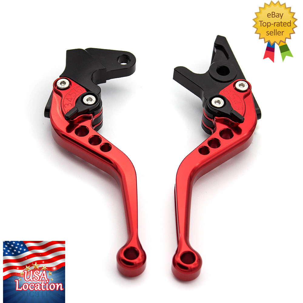 For CB500F/CBR500R/CB500X 2022 CB919 2002-2007 CNC Brake Clutch Levers Short Red
