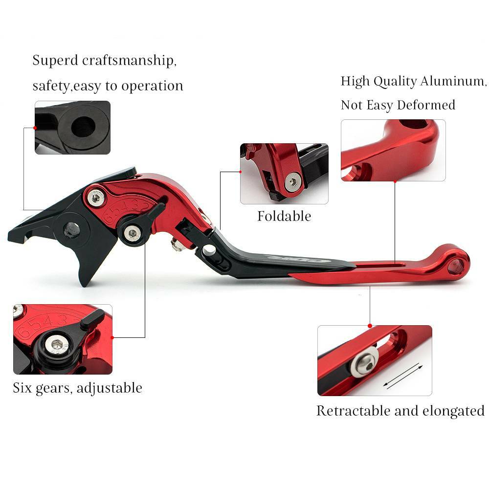 FXCNC Fold&Extend Clutch Brake Lever For CBR900RR 1993-1999 1994 1995 1996