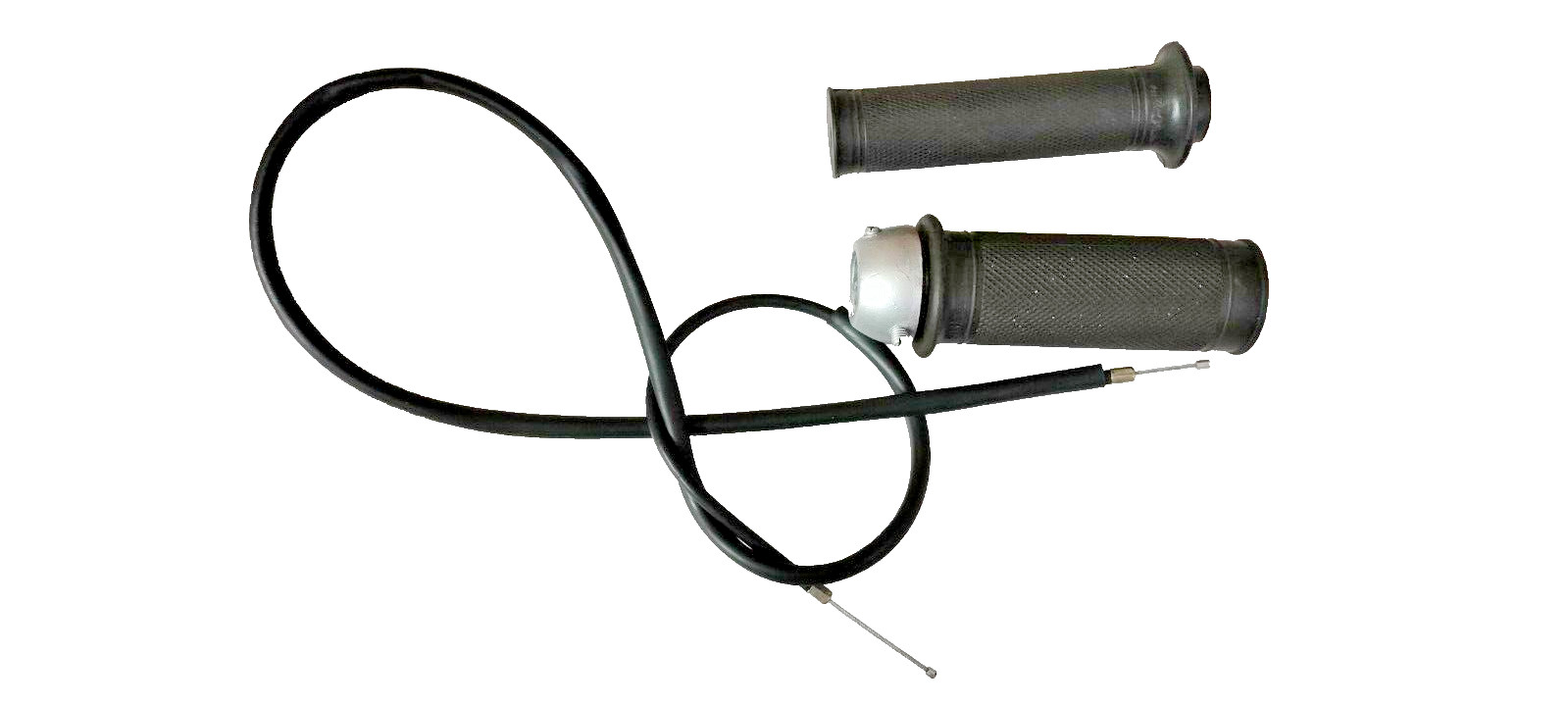VINTAGE JAWA CZ COMPLETE CLUTCH THROTTLE SET WITH 40″ CABLE #25A23