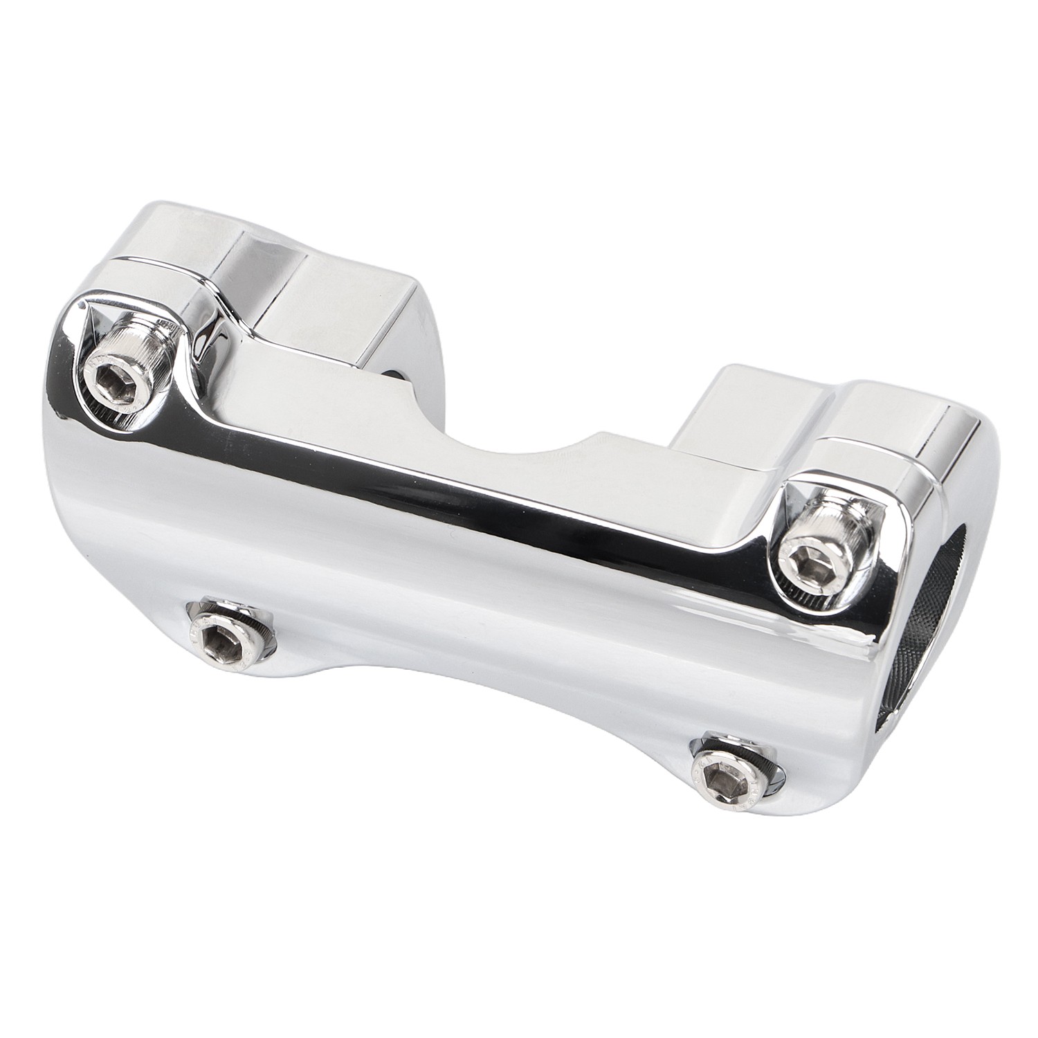 Aluminum Chrome 1.25″ Handlebar Riser Top Clamp For Harley CVO Road Glide FLTRX