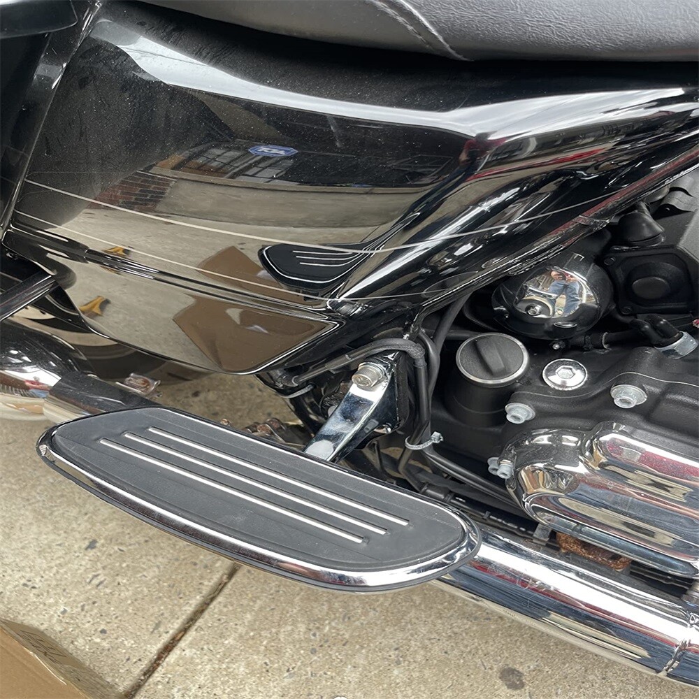 Front Rear 1-1/4″ 32MM Mount Foot Pegs / Footboards For Harley Touring 1993-2023
