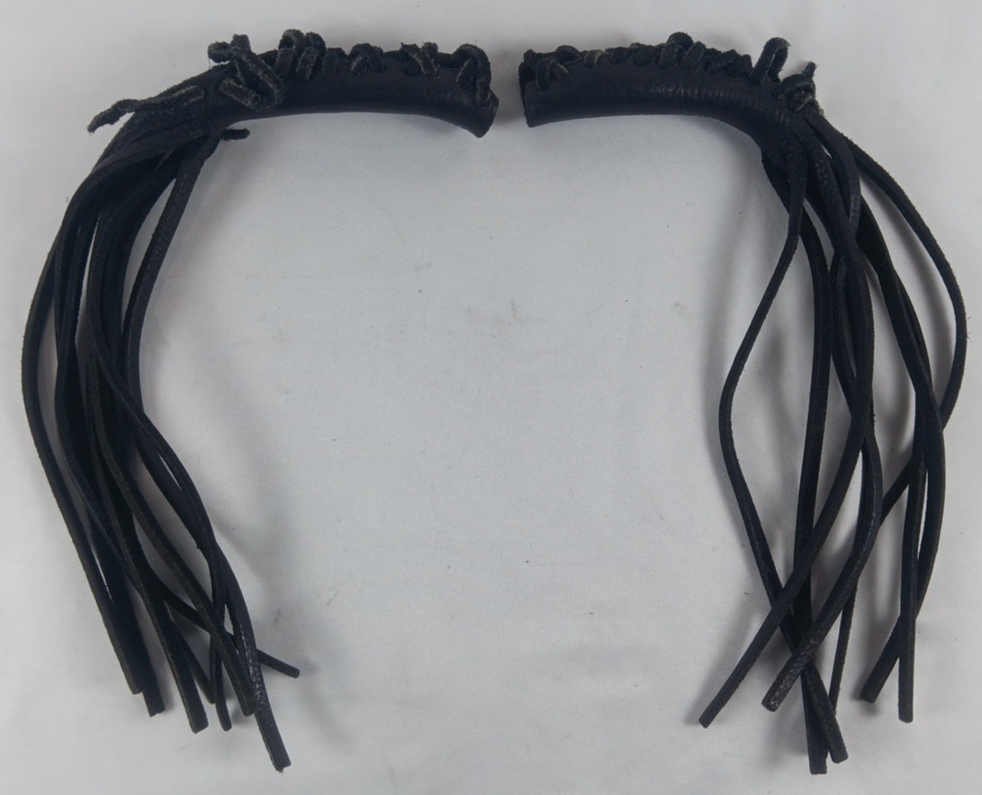 UNBRANDED FOR HARLEY DAVIDSON VINTANGE FRINGE TASSEL HANDLEBAR GRIP COVERS
