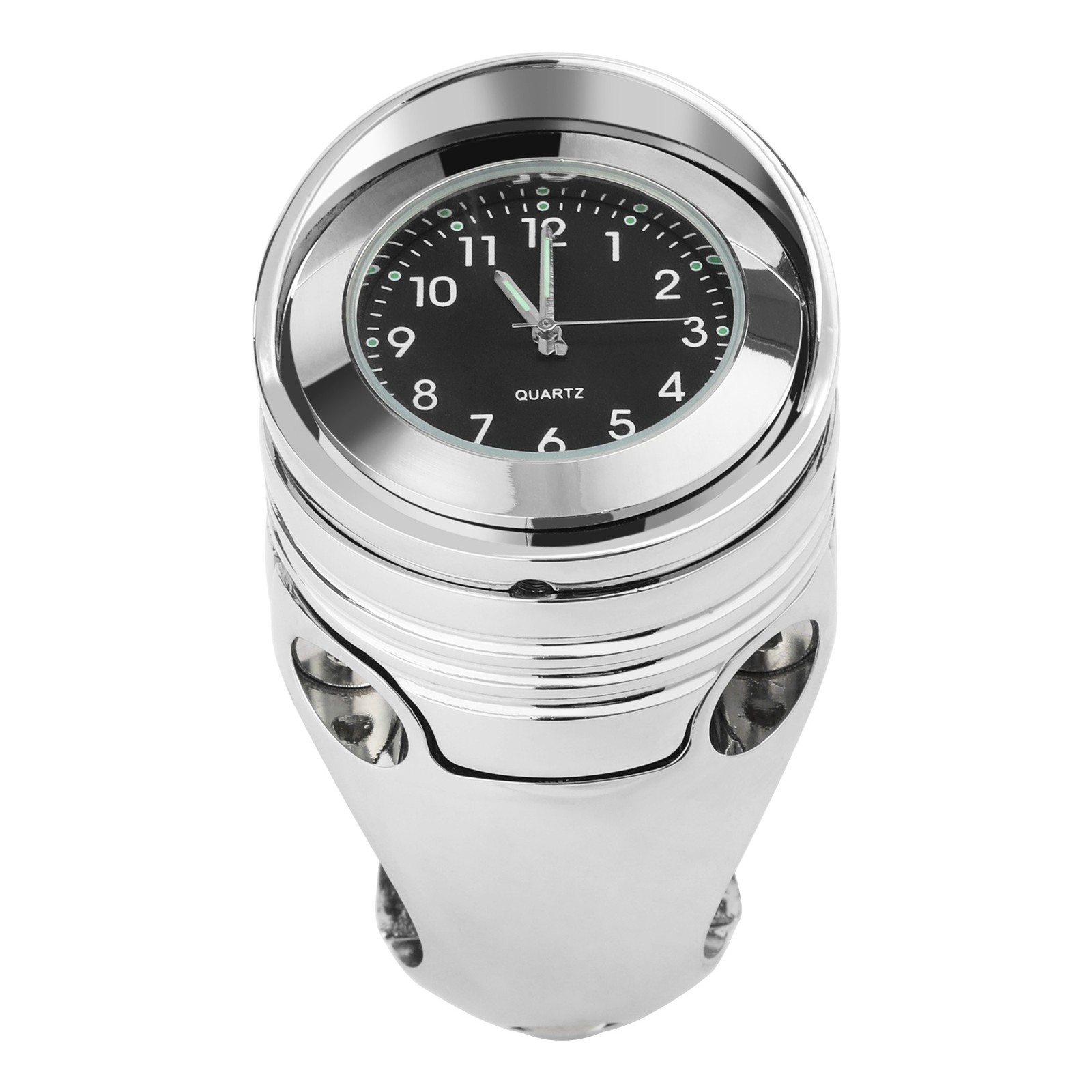 1-1/4″ Front Handlebar Clock Mount Fit For Harley Custom Cruiser Chopper