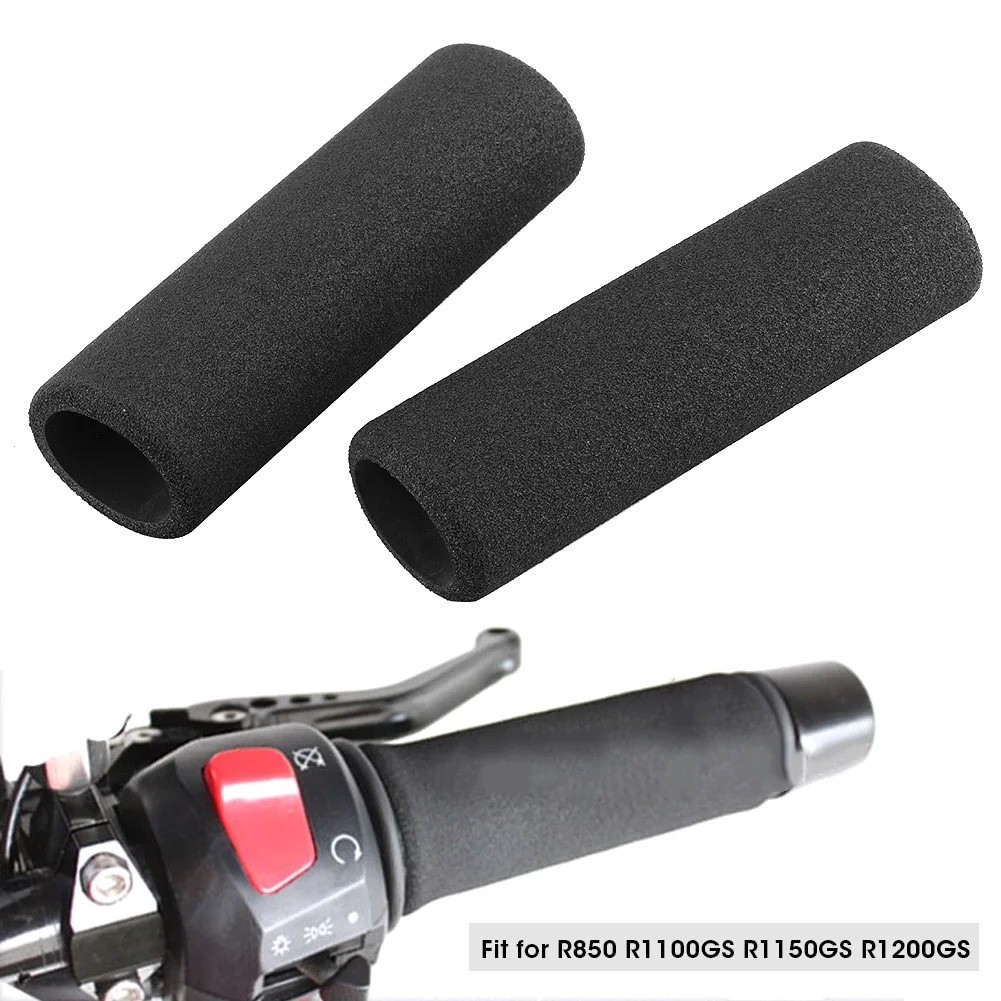 Motorcycle Comfort Foam Over Grips Non-Slip Universal Handlebar Covers 2PCS