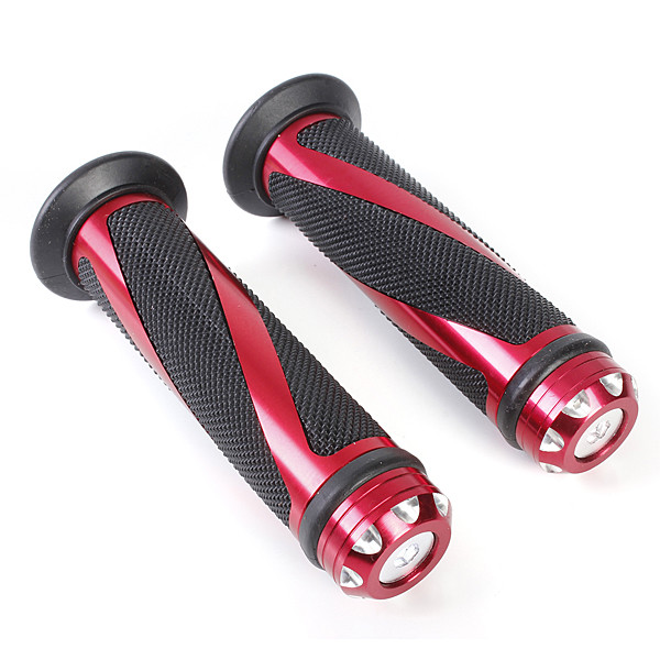 Black MOTORCYCLE HAND GRIPS 7/8″ HANDLEBAR GEL FOR SUZUKI GSXR 600 750 1000 1100