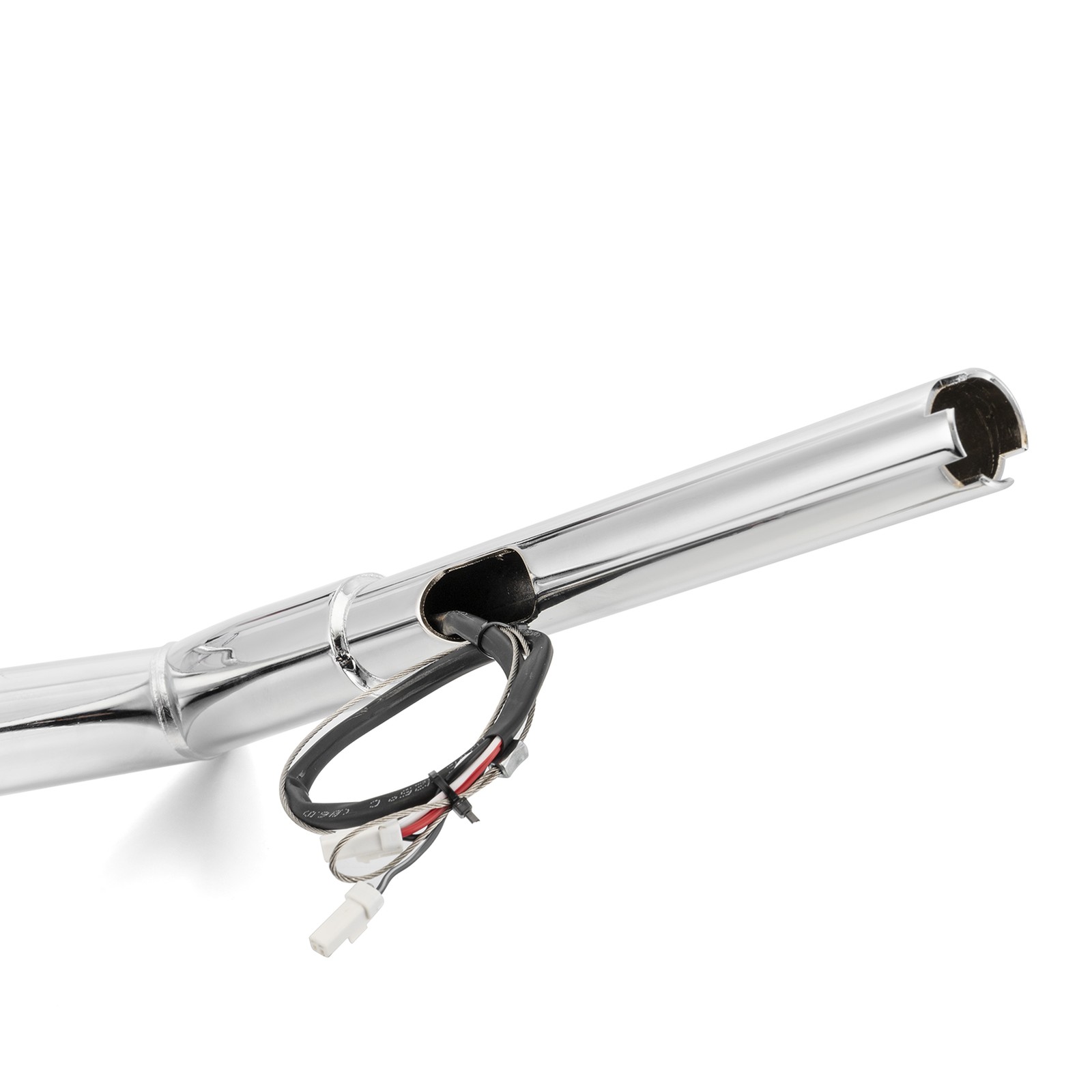 MOFUN 10″ Rise Chrome Pre-wired Bagger Bar-Sharp For Harley Electra Glide