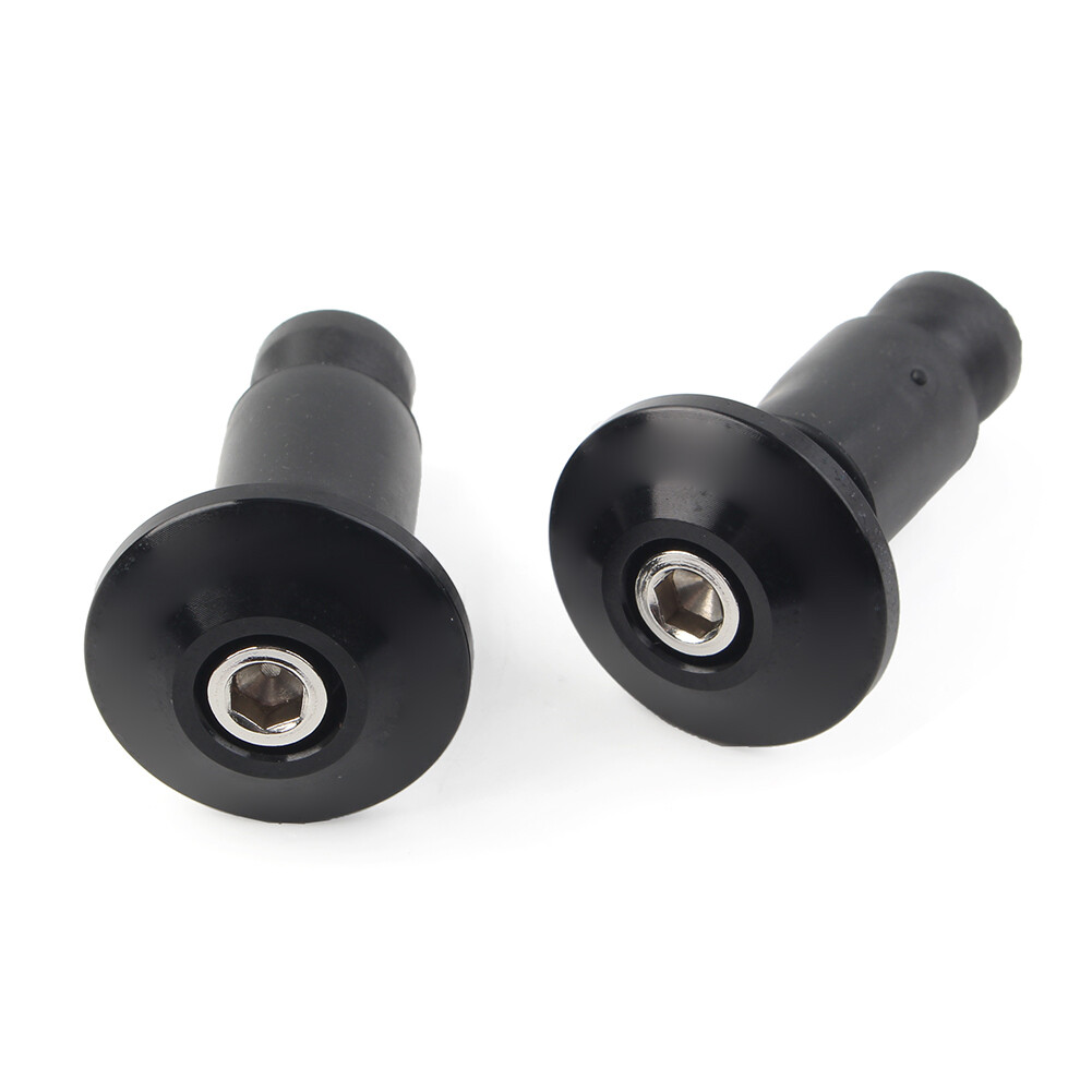 CNC 7/8” Handle Bar End Weights Handlebar Grips Cap Plugs Motor Dirt Bike Black