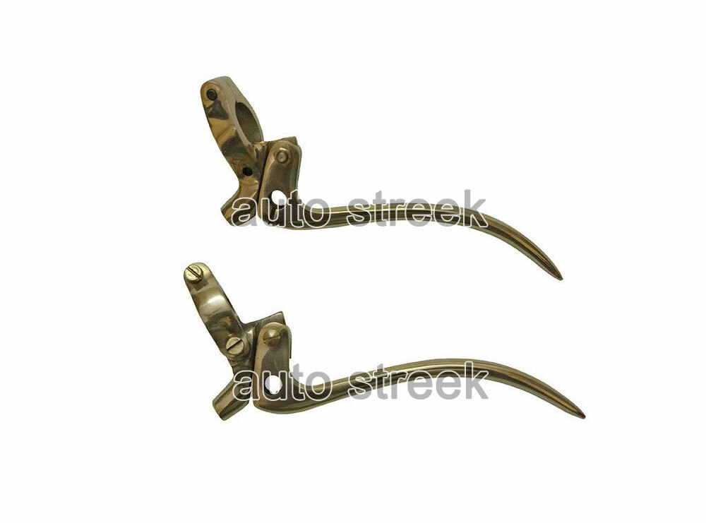 For Triumph BSA Ariel Universal Brass Brake And Clutch Levers Vintage 7/8″
