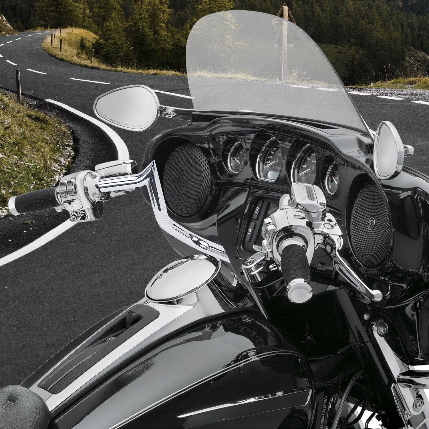10″ Pre-wired Bagger Handlebar For 2014-19 Electra Glide Ultra Classic FLHTCU/I