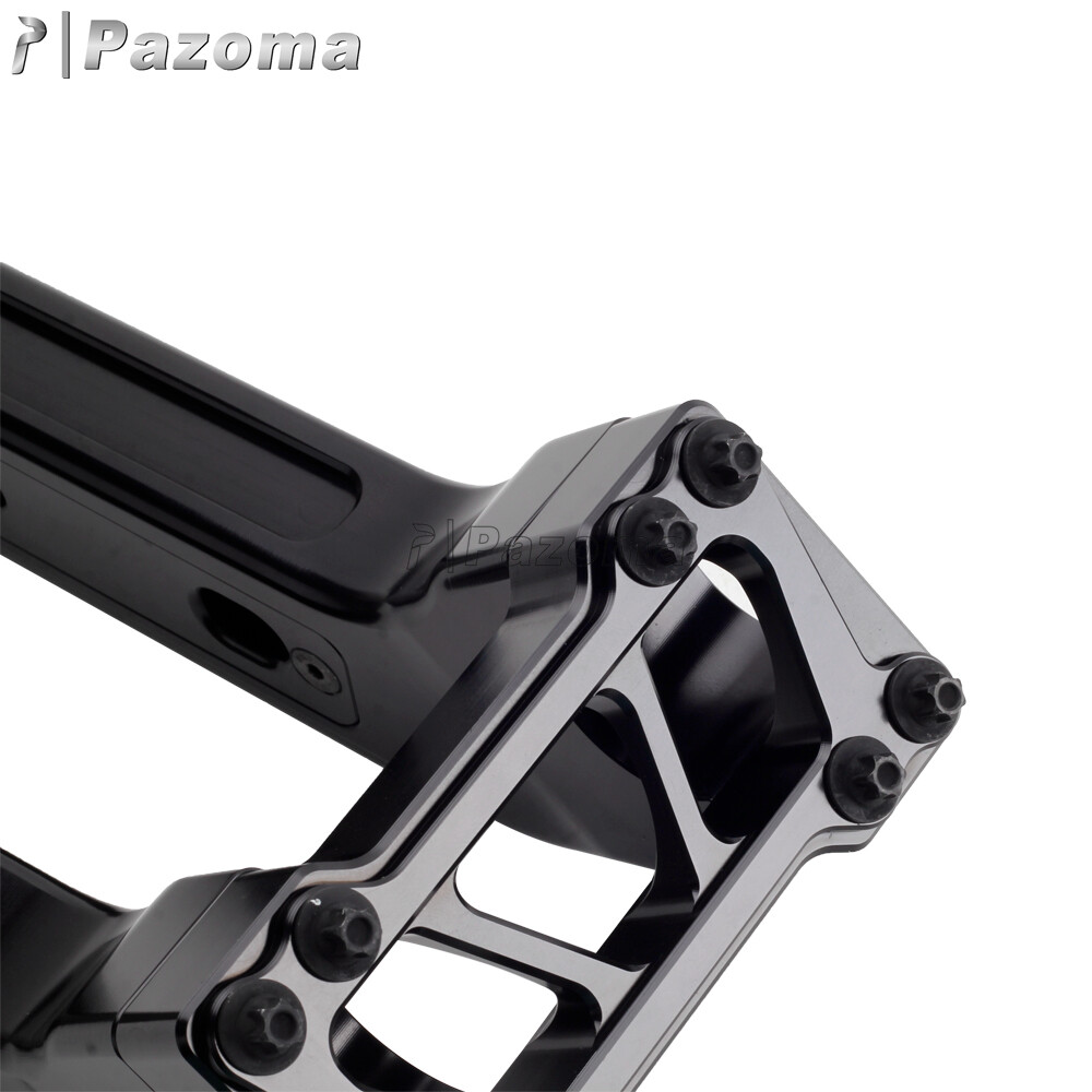 4″ 6″ 8″ 10″ 12″ 14″ Handlebar Risers Pull-Back Top Clamp For Harley Street bob