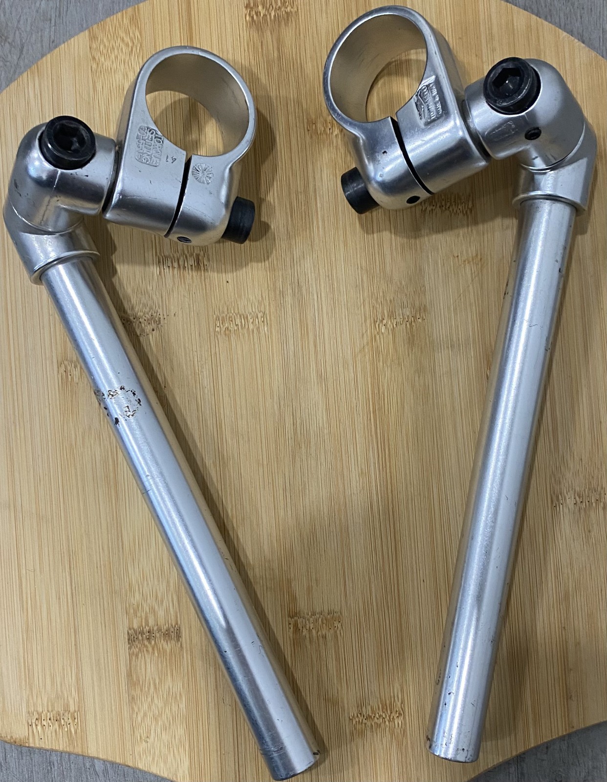 Tommaselli Adjustable Clip-On Aluminum Handlebar 41mm Triumph Harley Cafe Racer