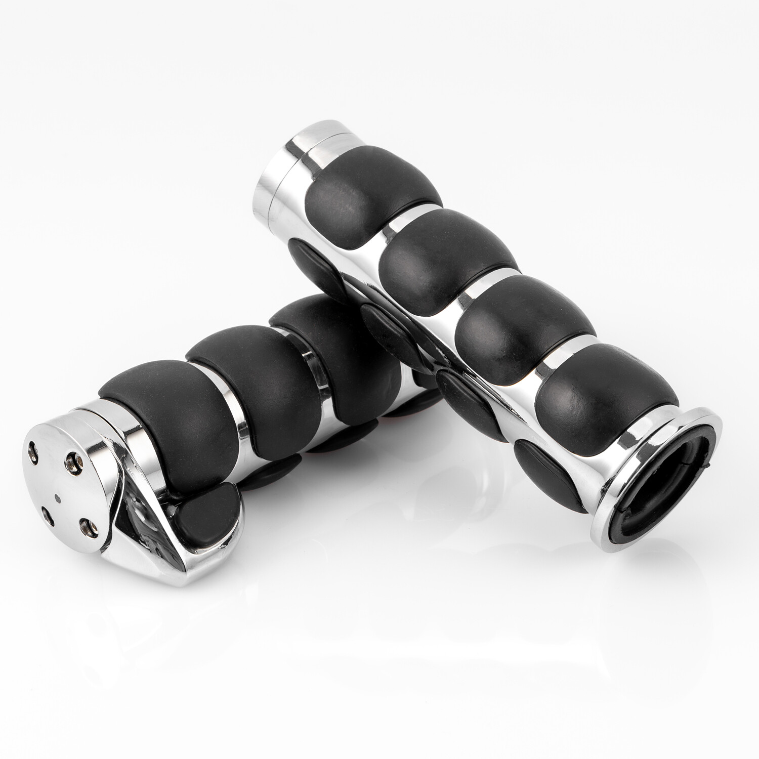 Motorcycle Handle Bar Hand Grips 1″ For Honda VTX1300 VTX1800 Sabre VT 1100 1300