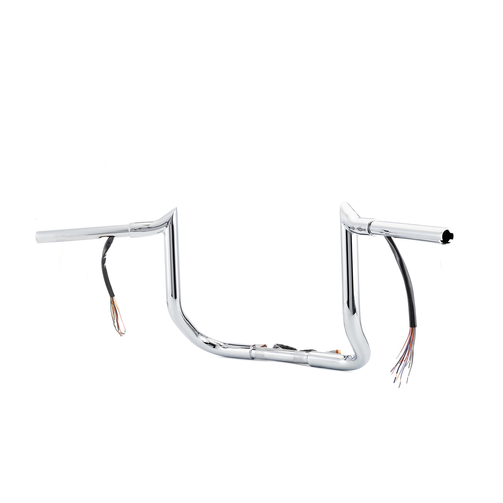 10″ Pre-Wired Ape Hangers Bagger Bar Fit Harley touring Road Street Glide 96-06