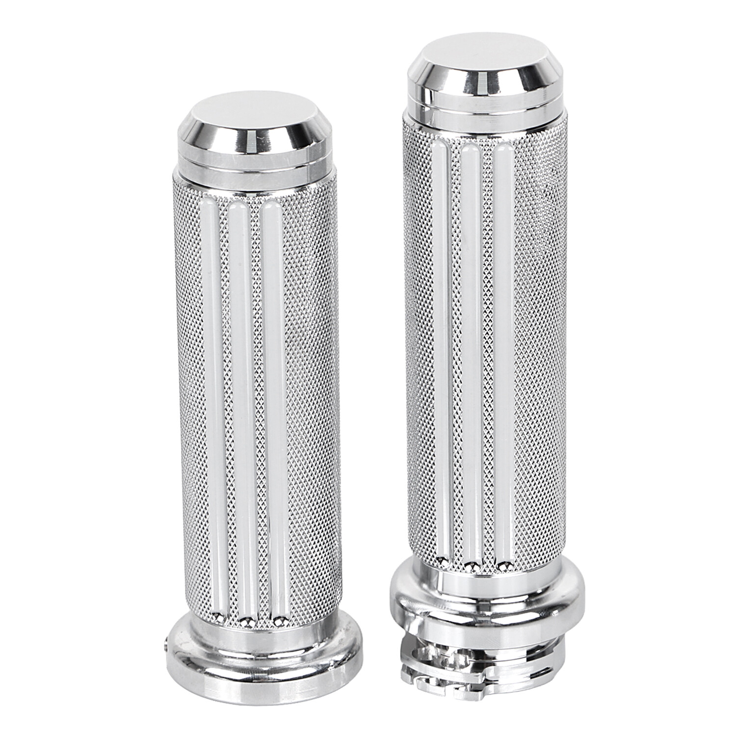 CNC Aluminum 1″ Handlebar Hand Grip For Harley Electra Glide Road King Softail