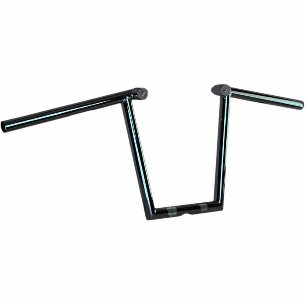 Pre-Wired 12 Inch Black Apes with LEDs 1 1/4 Inch Handlebars Paughco USA Harley
