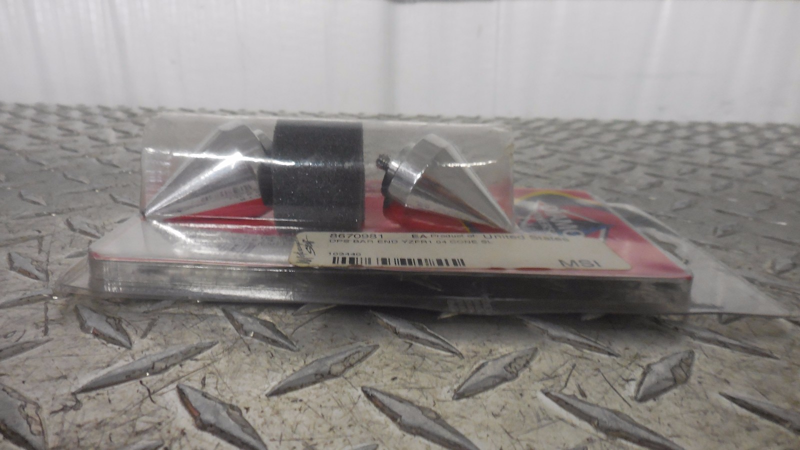 98-06 Yamaha R1 R6 Diamond Powersports Cone Handlebar End Caps