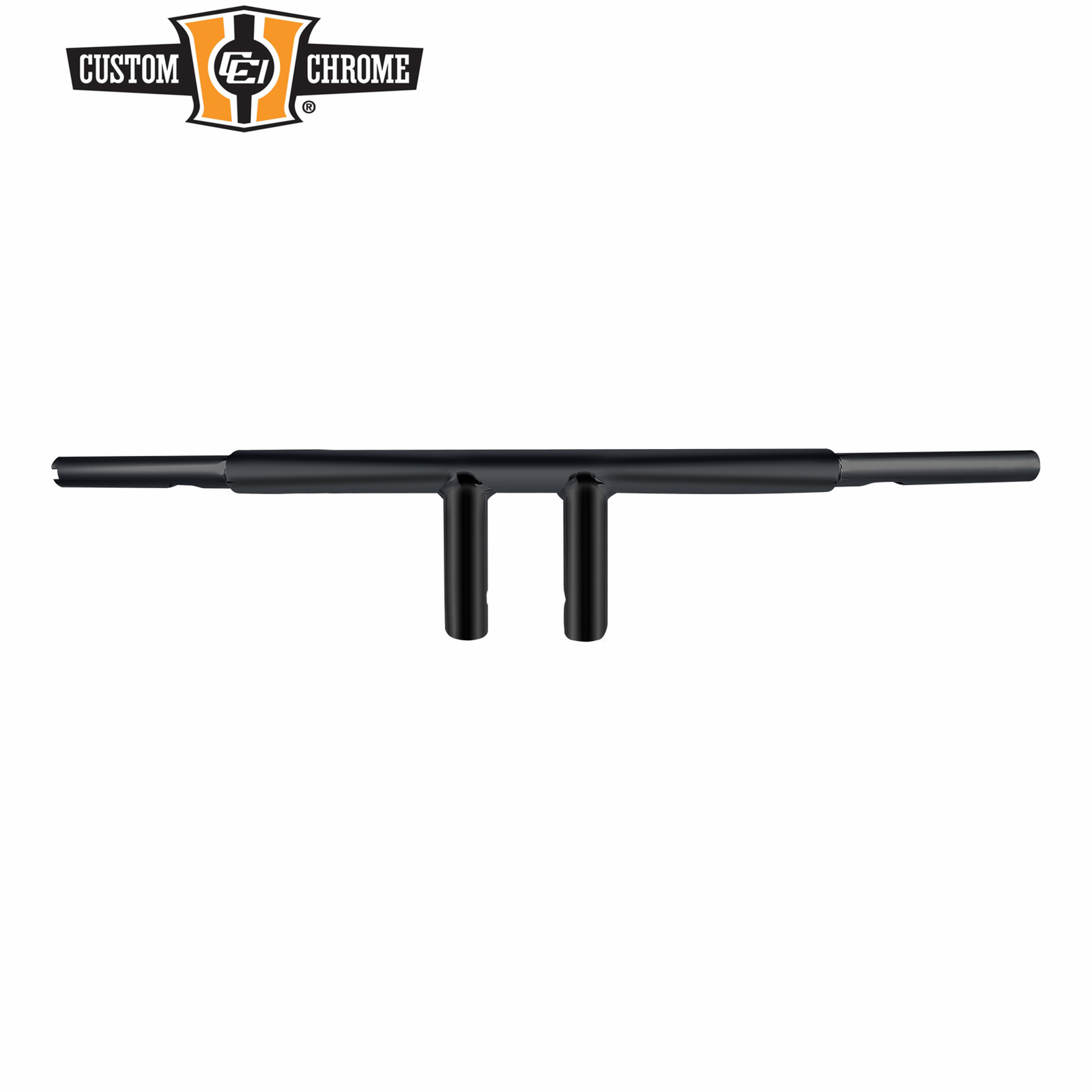 6″ Rise 1 1/4″ T-Bar Handlebars Bar Fit For Harley Softail Chopper Custom Black