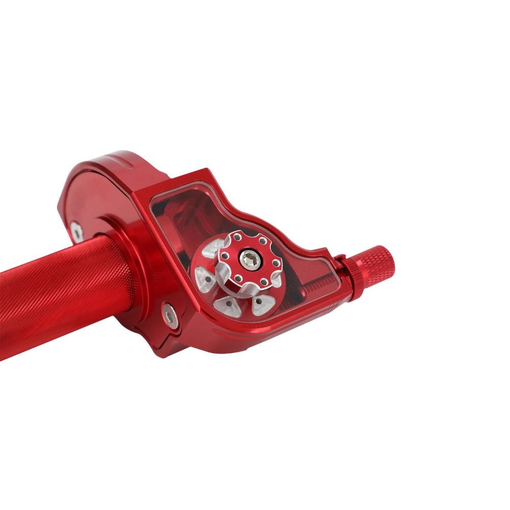 7/8″ 22mm Throttle Tube Assembly Kit Universal for 50cc-250cc Dirt Bike Red