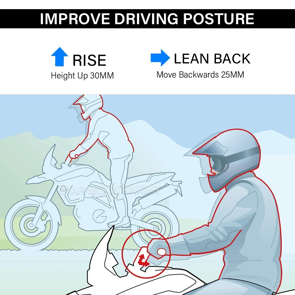 Handlebar Riser For BMW F850GS F 850GS ADV F900R F900XR Lift Handlebar Extender
