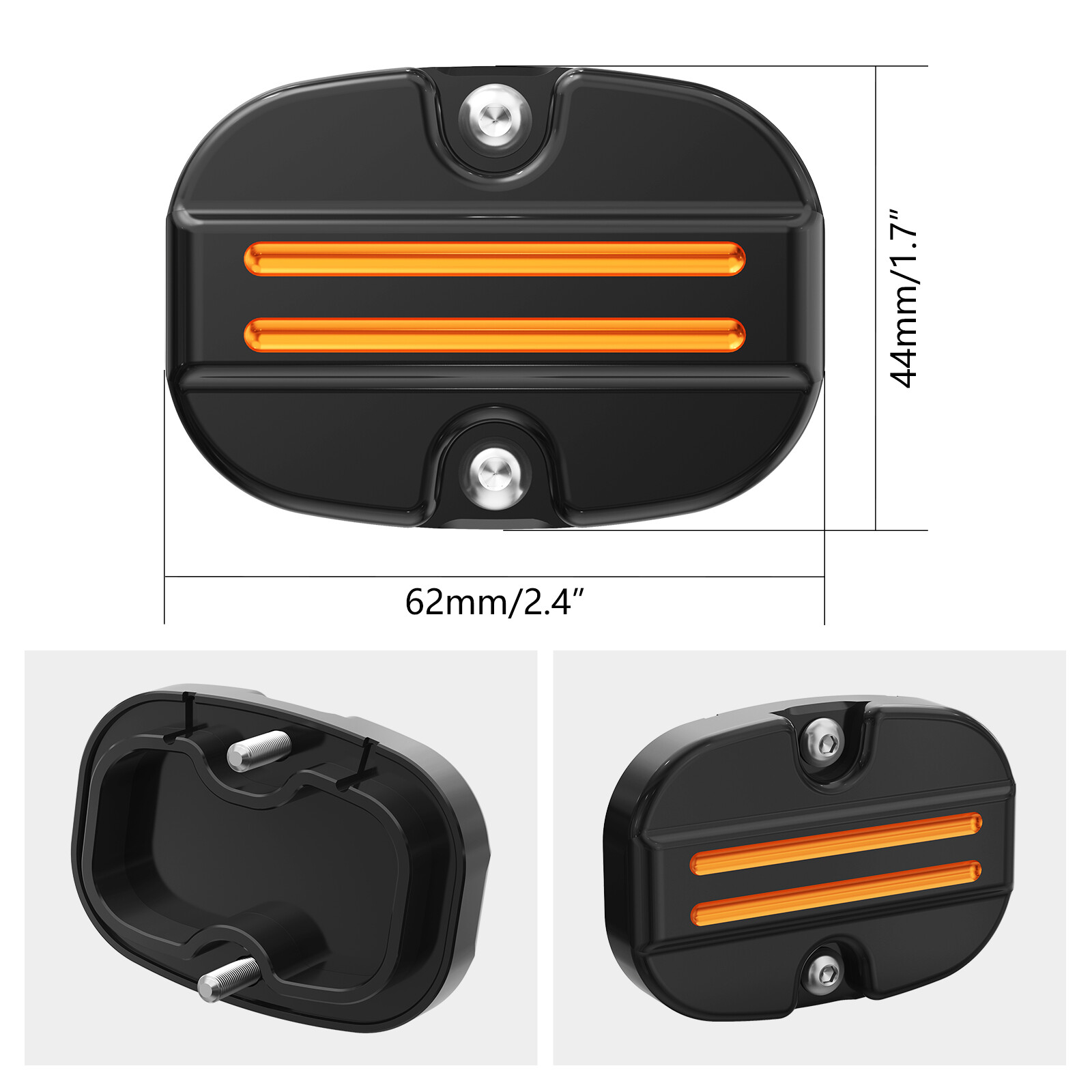 Rear Brake Master Cylinder Cover for Harley Road King Special FLHRXS 2017-2023