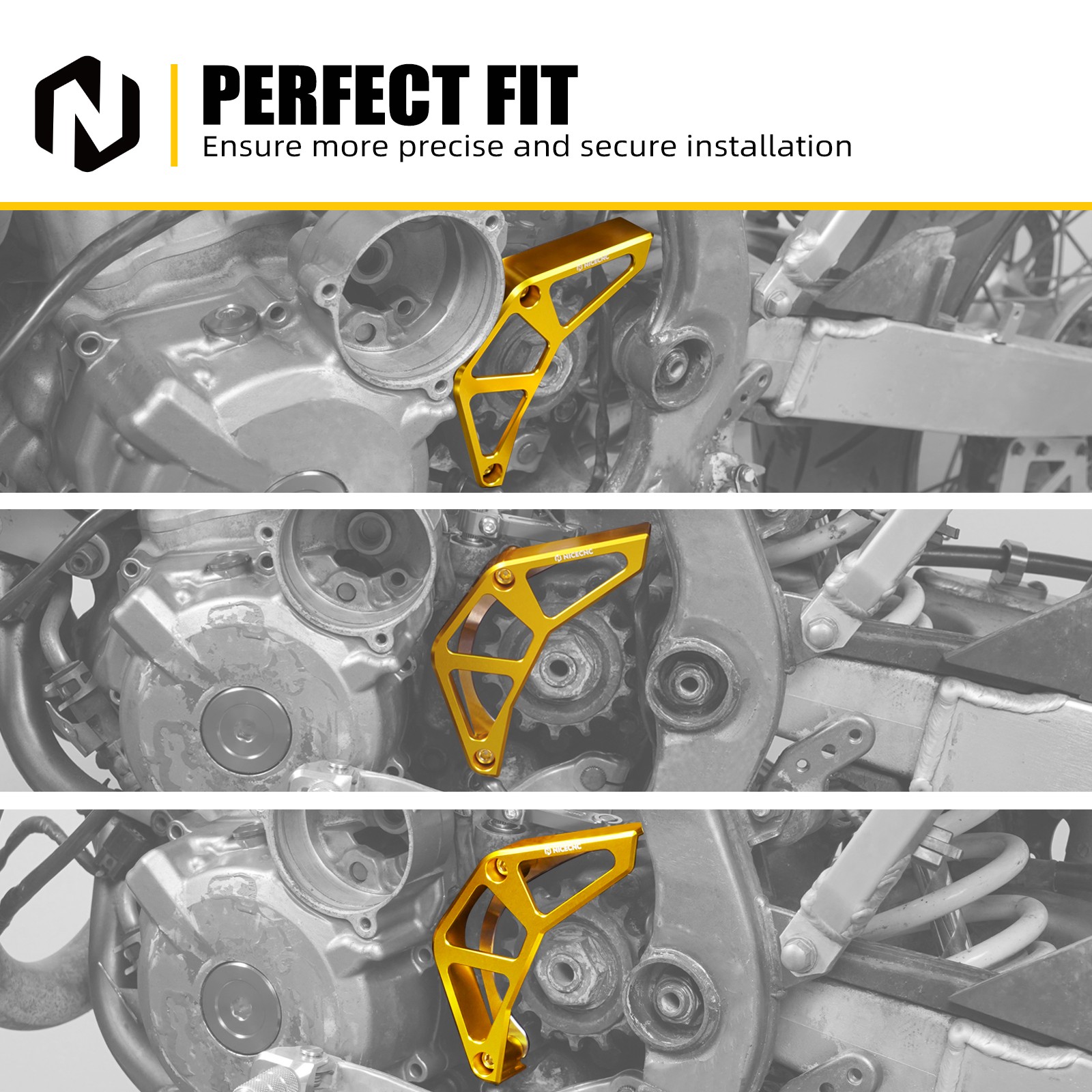 For Suzuki DRZ400SM NICECNC Rear Master Cylinder Guard Brake Disc Guard Cover