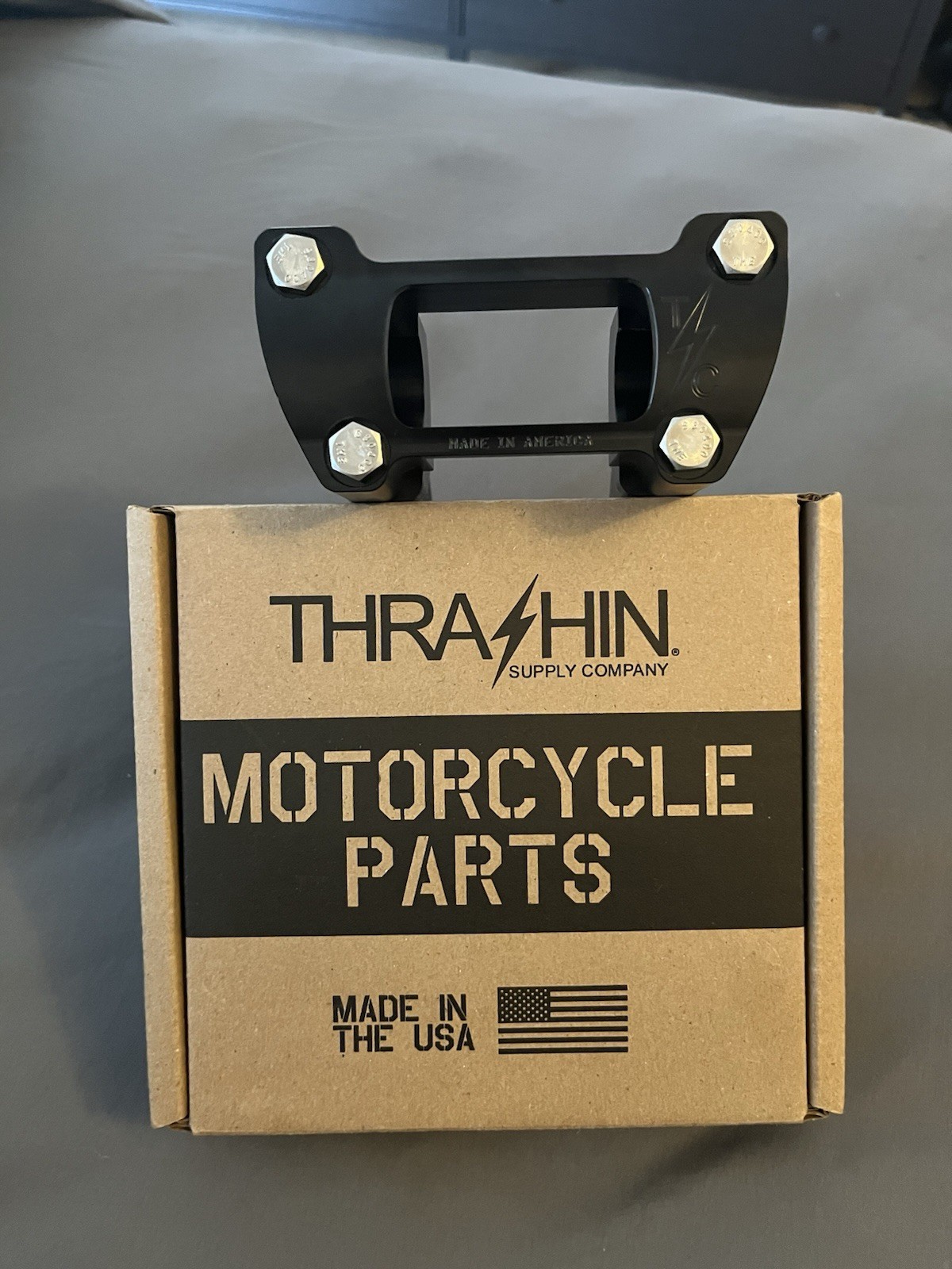 Thrashin 6.5″ Pullback Risers With Top Cutout Clamp And OEM Digital Gauge