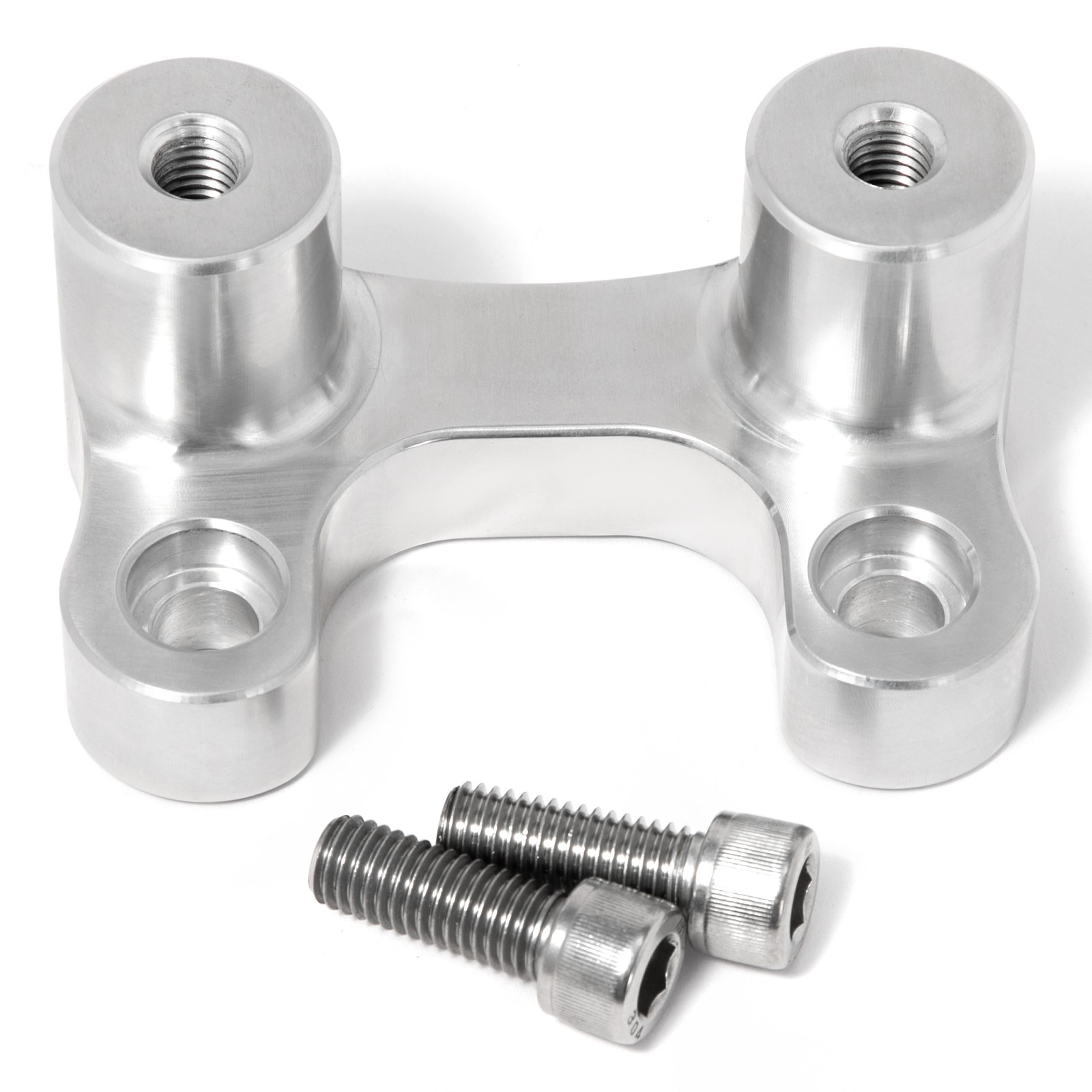 Polished Handlebar Riser Pull Back Plate For Harley Road Glide FLTRX 2015-2024
