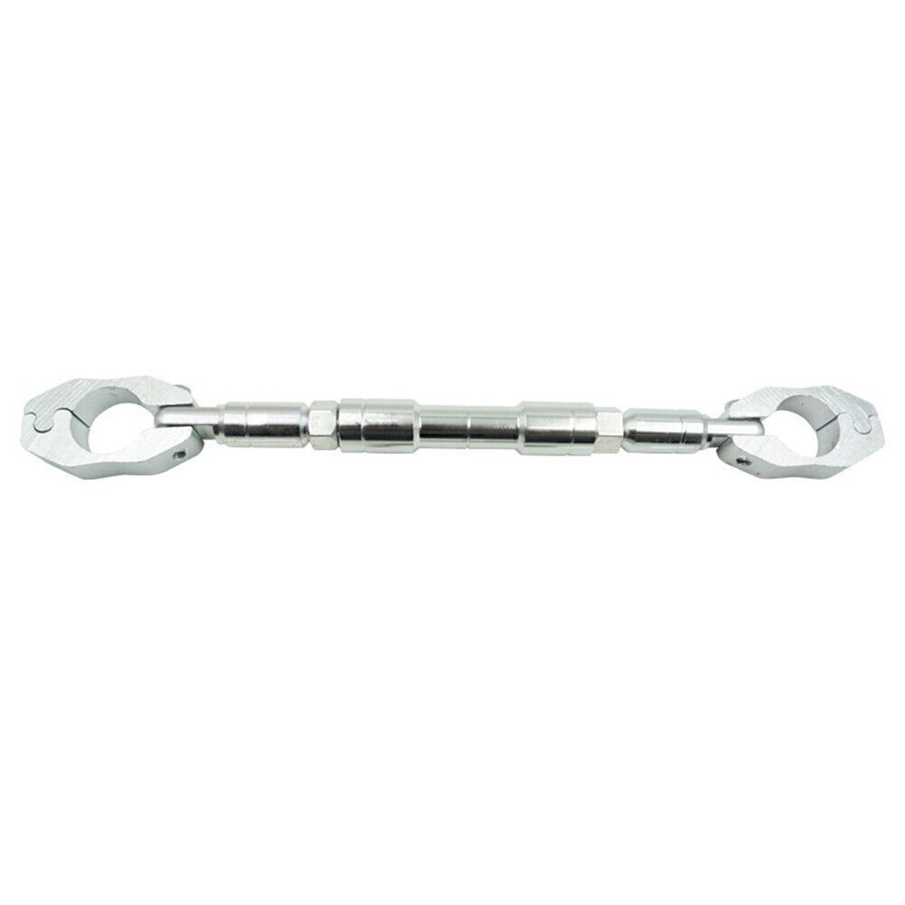 Universal Motorcycle Balance Bar 7/8” 22mm Cross Bar Handlebar Crossbar Silver