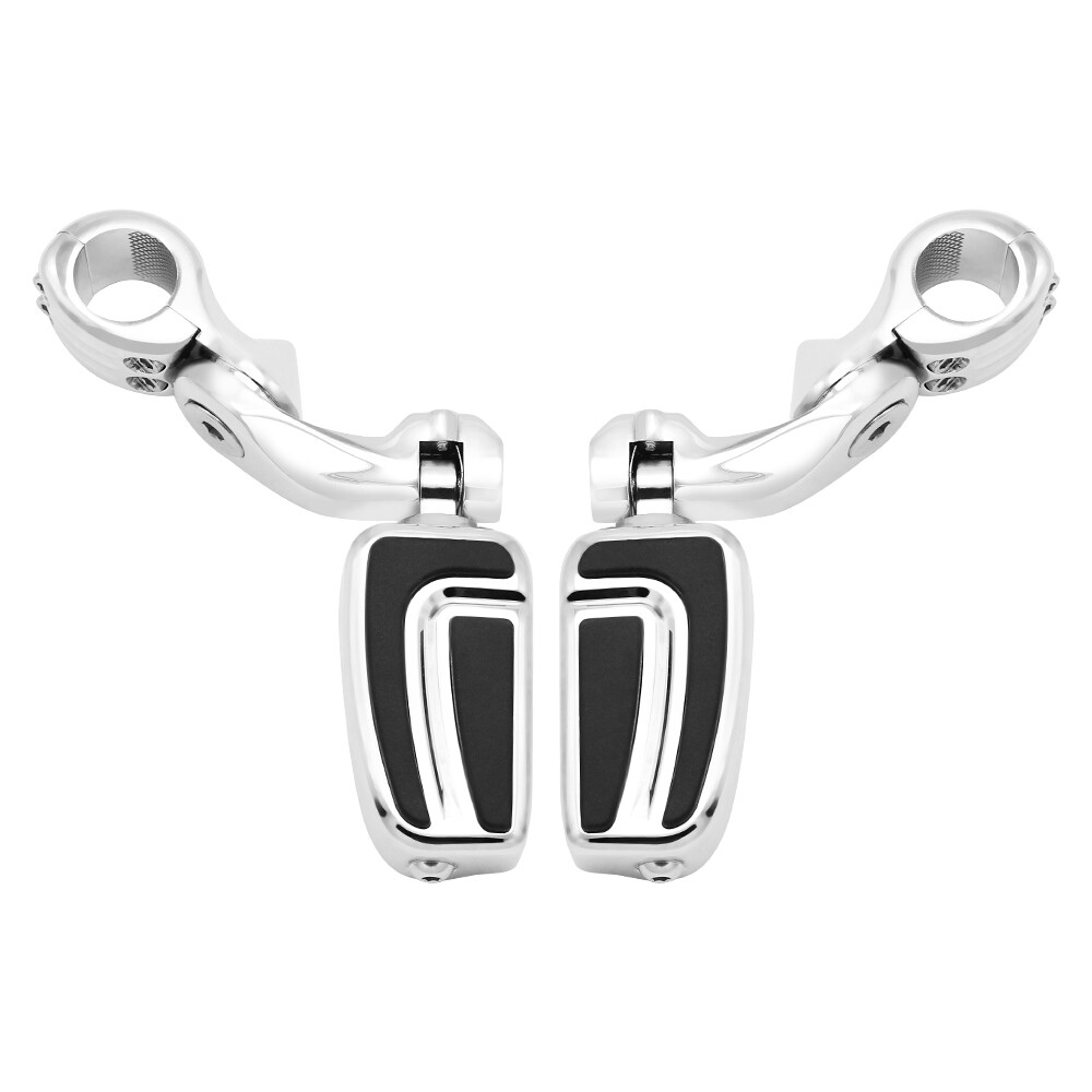 Rider Pegs Air Flow Footpeg W/ Mounts For Harley Street Glide FLHX FLHXS 2006-24