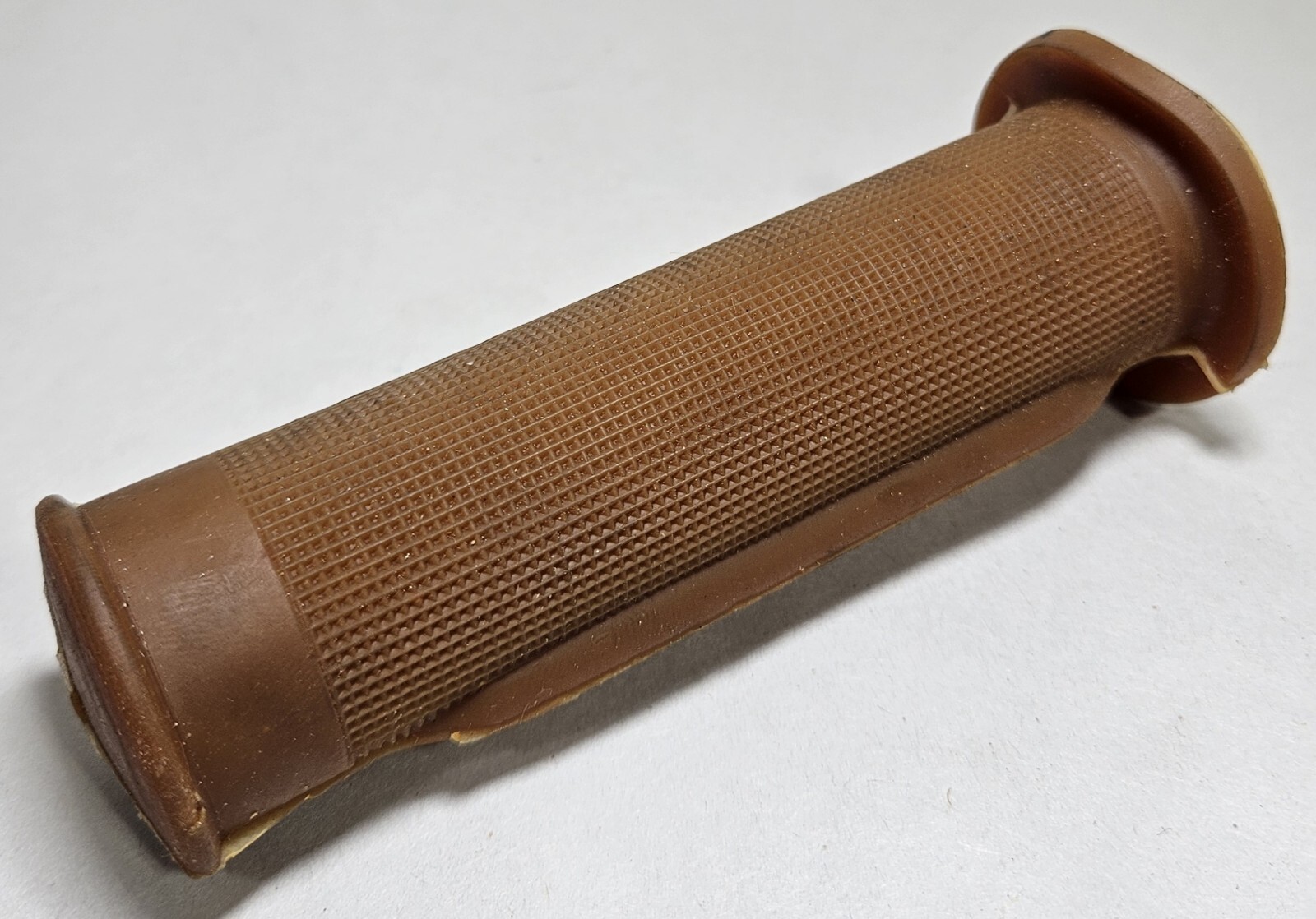 NOS 125mm Natural Rubber Vintage Street Dual Sport MX Road Motorcycle Grips 7/8″